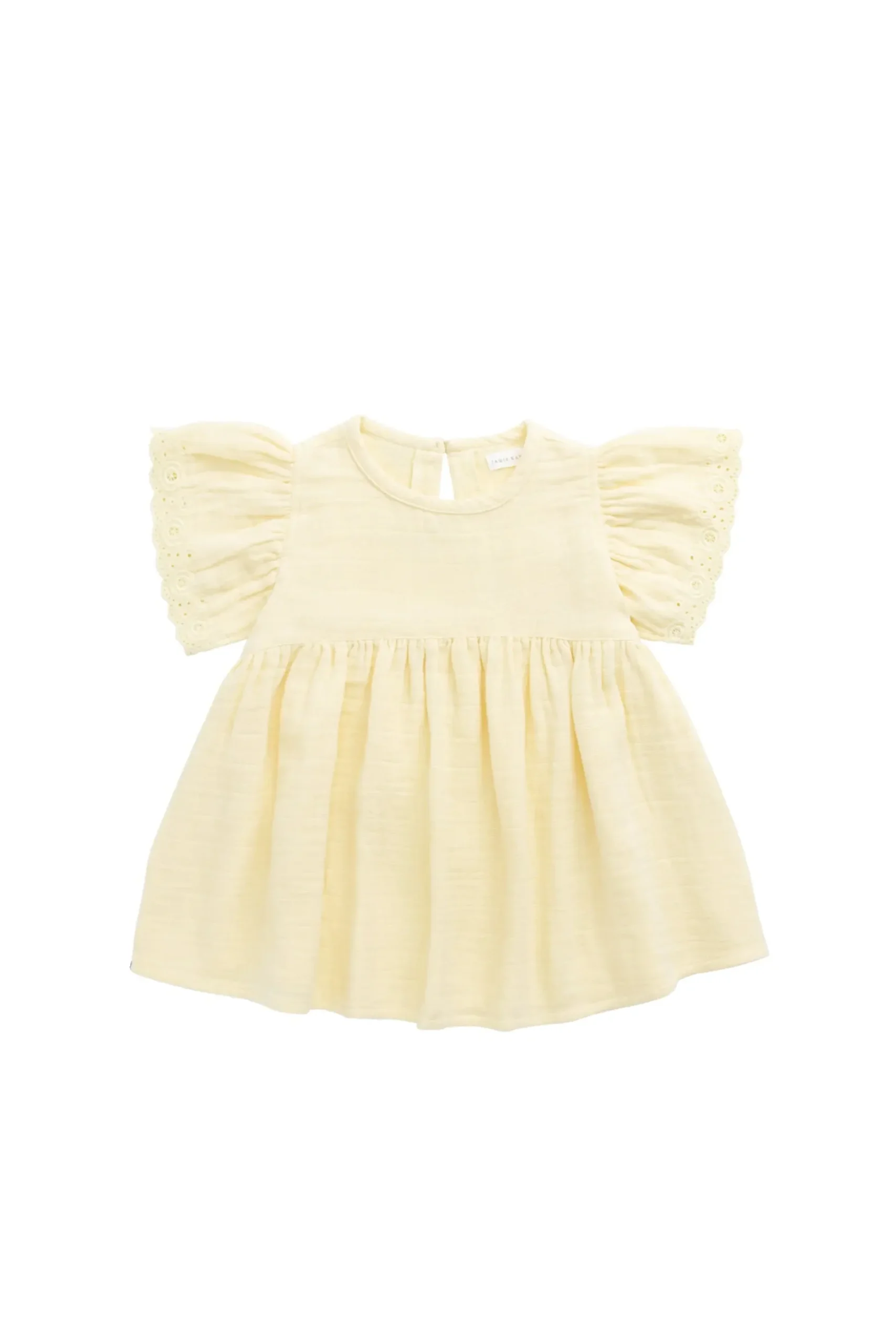 Organic Cotton Muslin Phillipa Dress - Sunshine