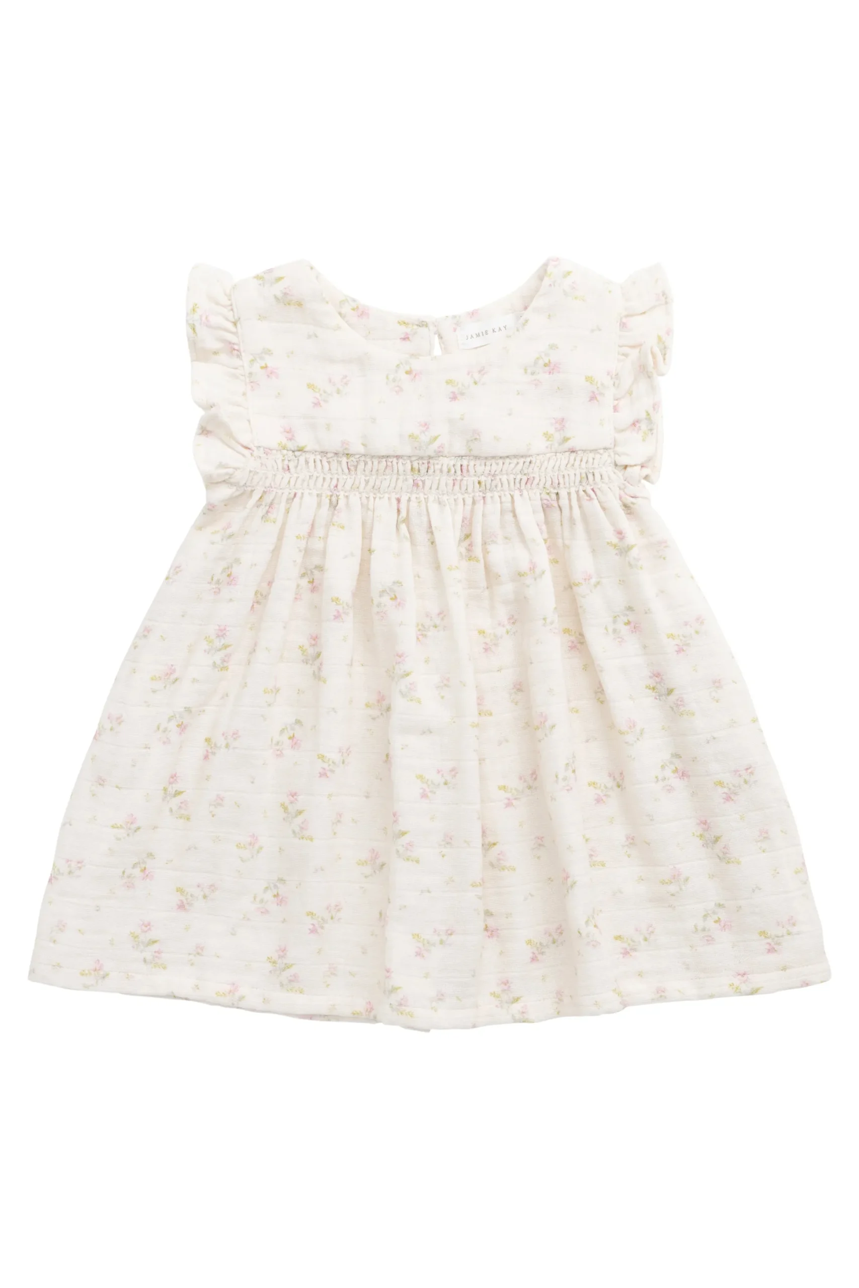 Organic Cotton Muslin Tiana Dress - Emelia Pink