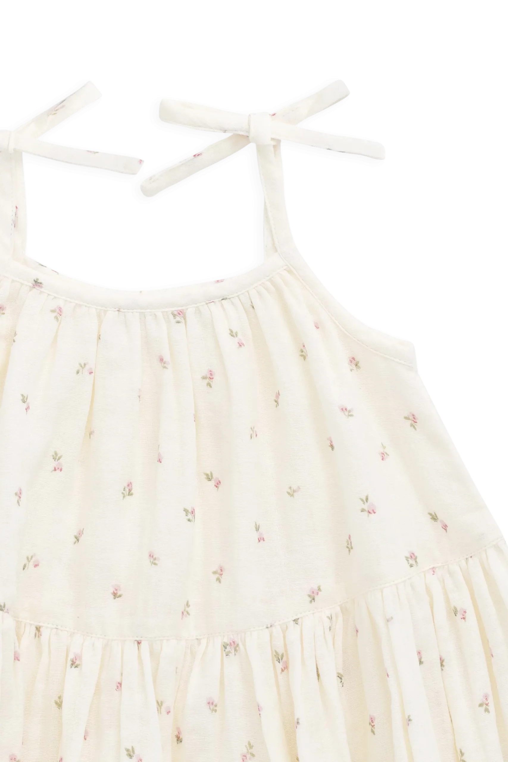 Organic Cotton Muslin Winnie Dress - Willow Rose