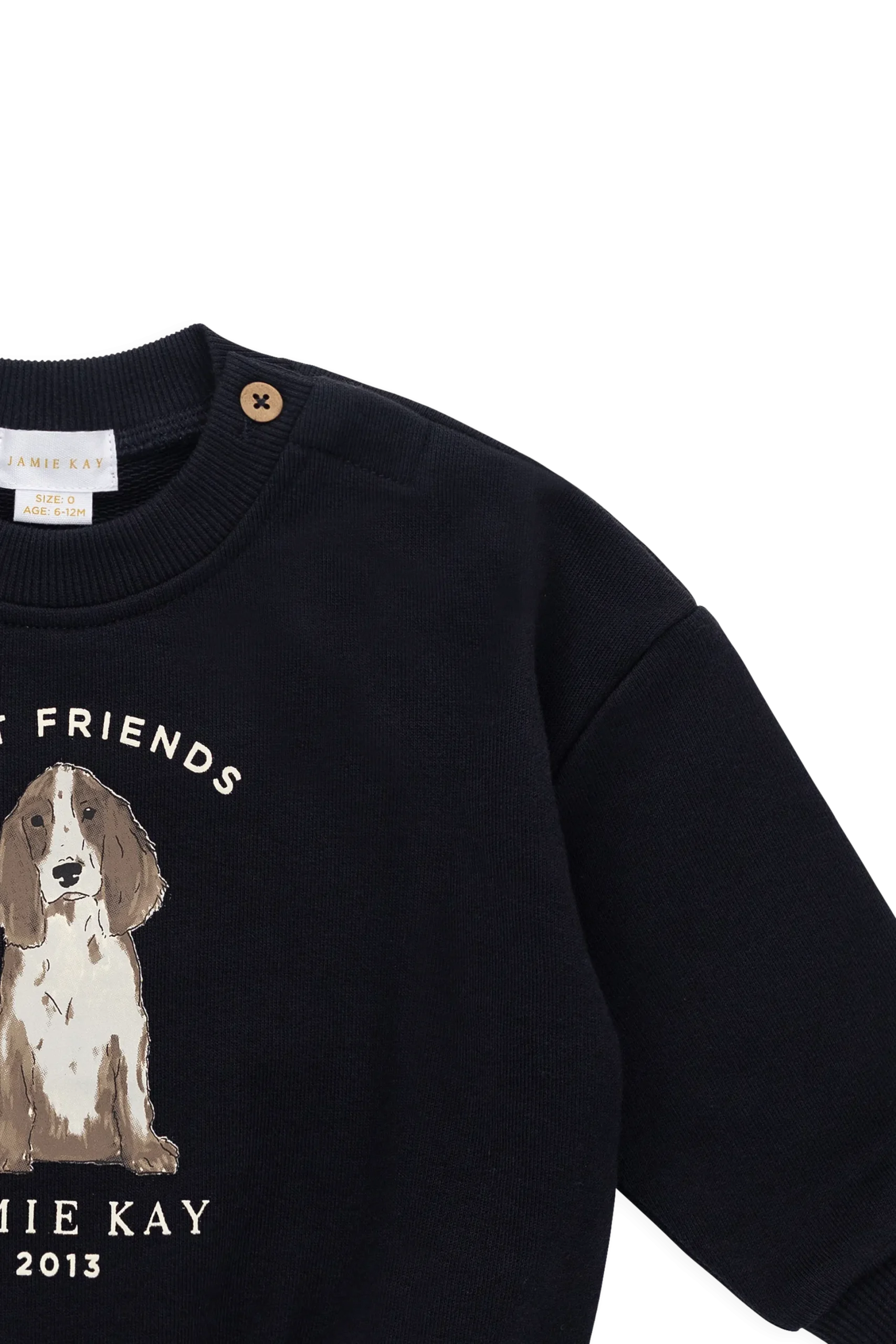Organic Cotton Nash Sweatshirt-Eclipse Best Friends