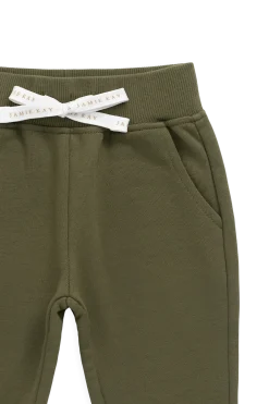 Organic Cotton Nash Track Pant - Sicilian Olive
