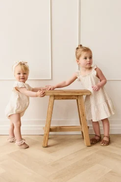 Organic Cotton Nelly Dress - Posy Garden Pink