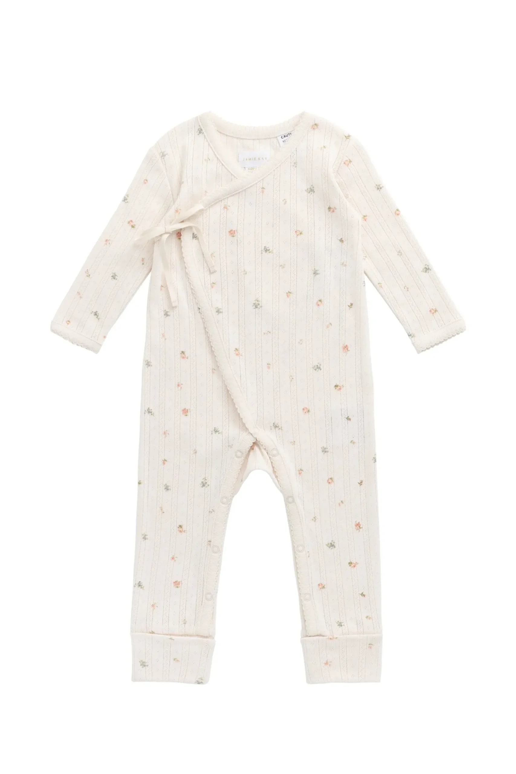 Organic Cotton Pointelle Estelle Onepiece - Sweet Magnolia Simple