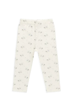 Organic Cotton Pointelle Everyday Legging - Molly Blue