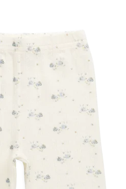 Organic Cotton Pointelle Everyday Legging - Molly Blue