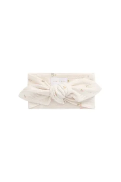 Organic Cotton Pointelle Headband - Sweet Magnolia Simple
