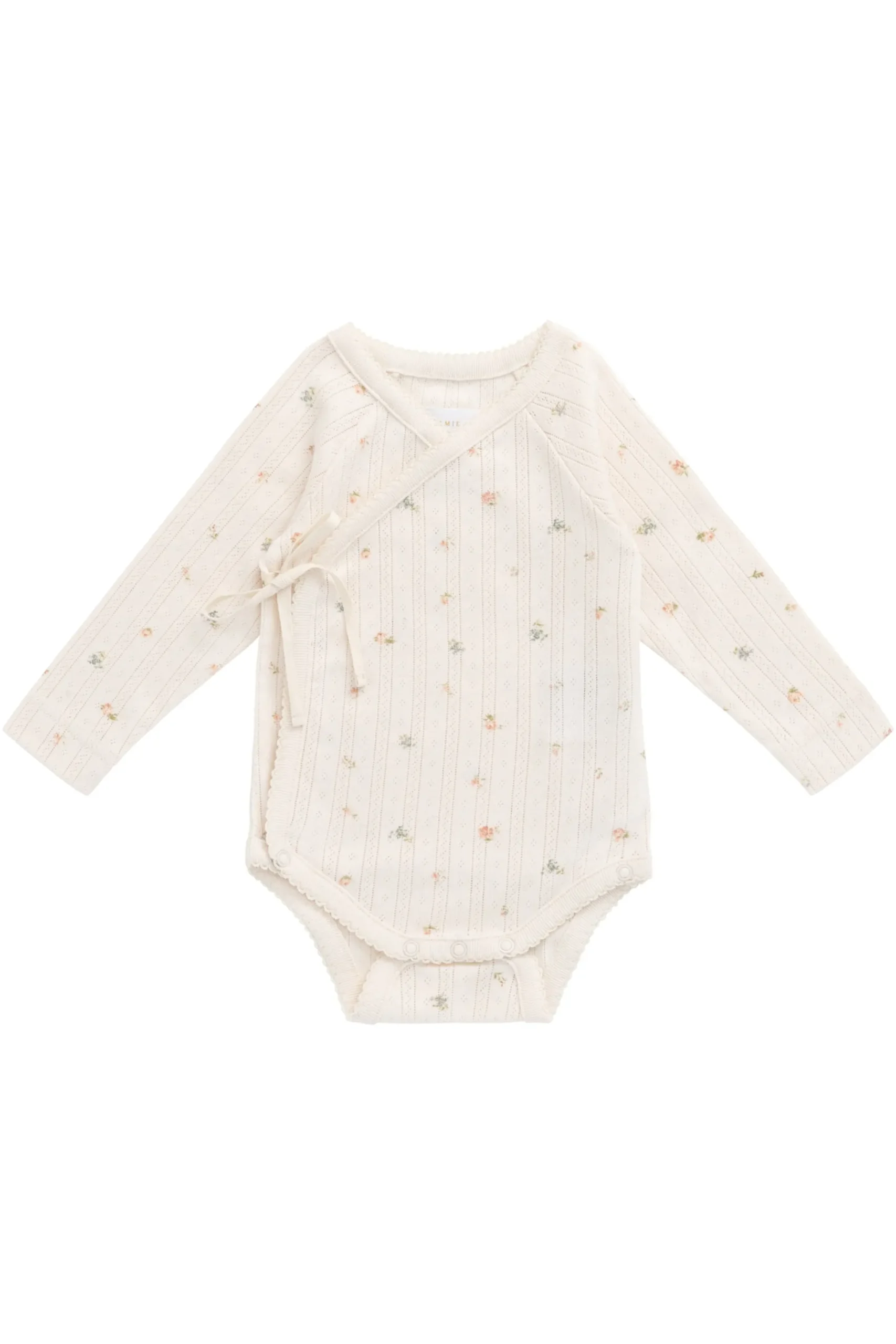 Organic Cotton Pointelle Marina Bodysuit - Sweet Magnolia Simple
