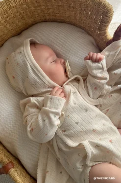 Organic Cotton Pointelle Marina Bodysuit - Sweet Magnolia Simple