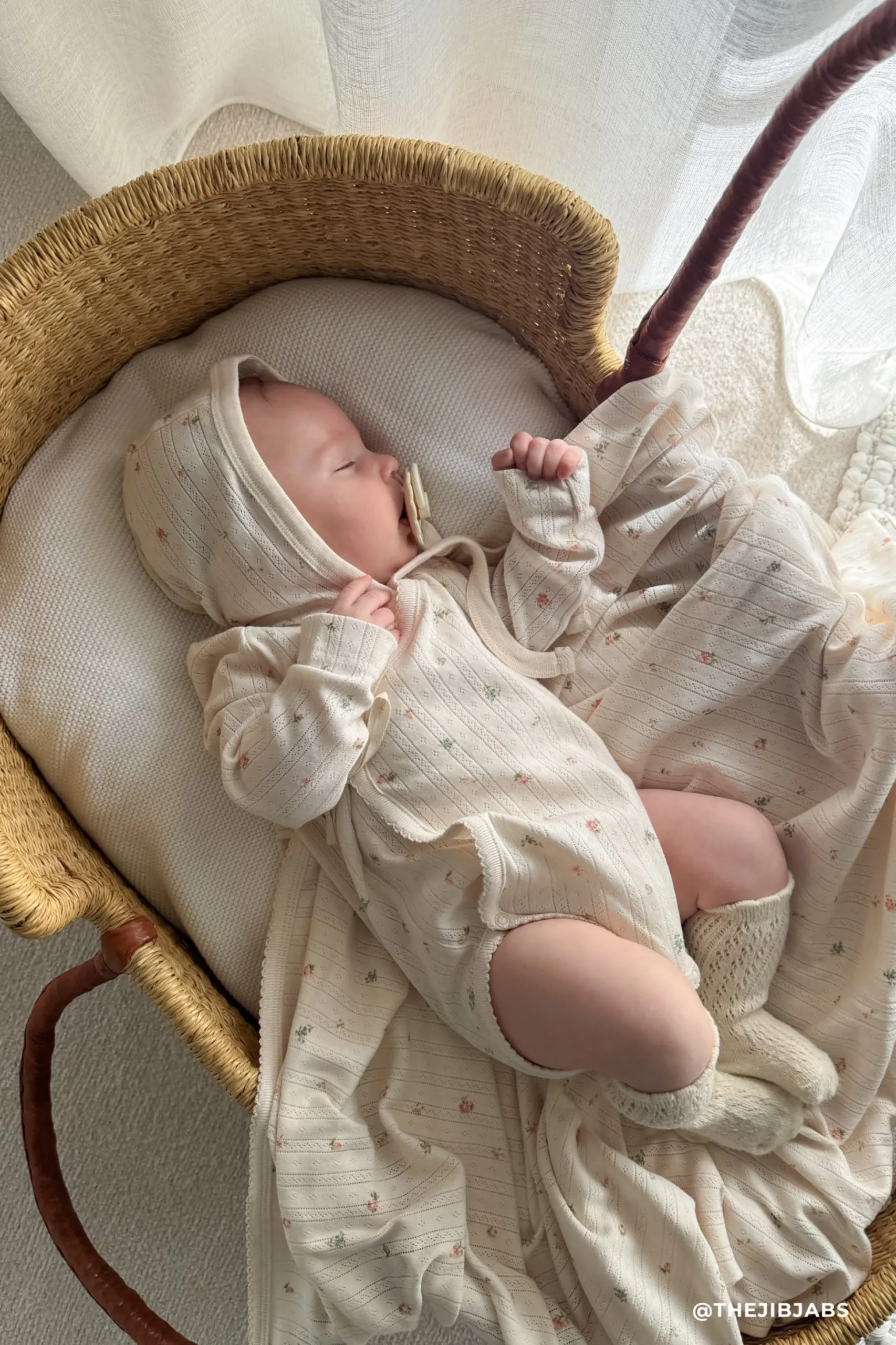 Organic Cotton Pointelle Marina Bodysuit - Sweet Magnolia Simple
