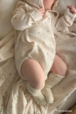 Organic Cotton Pointelle Murphy Blanket - Sweet Magnolia Simple