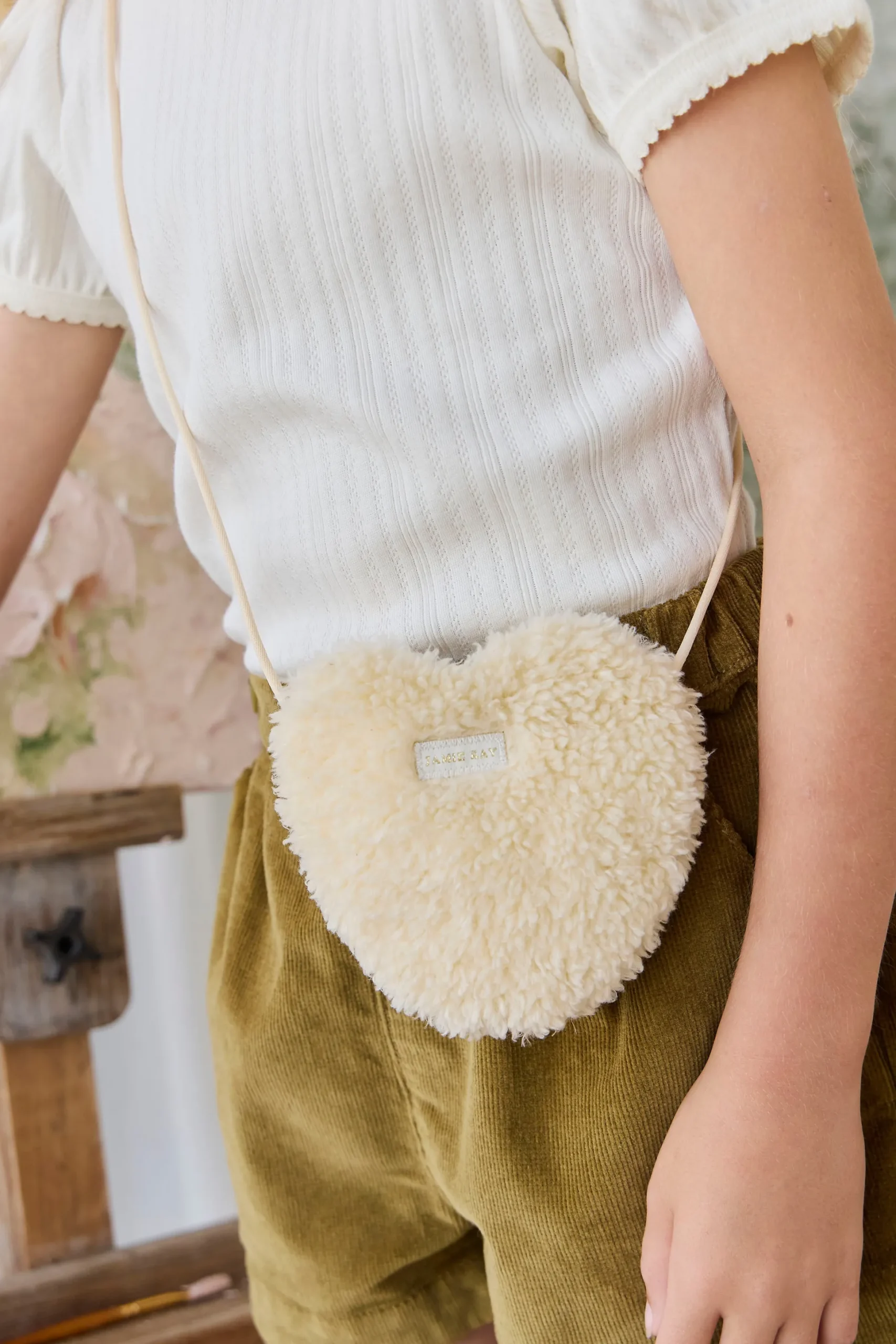 Organic Cotton Pointelle Rhea Top - Parchment