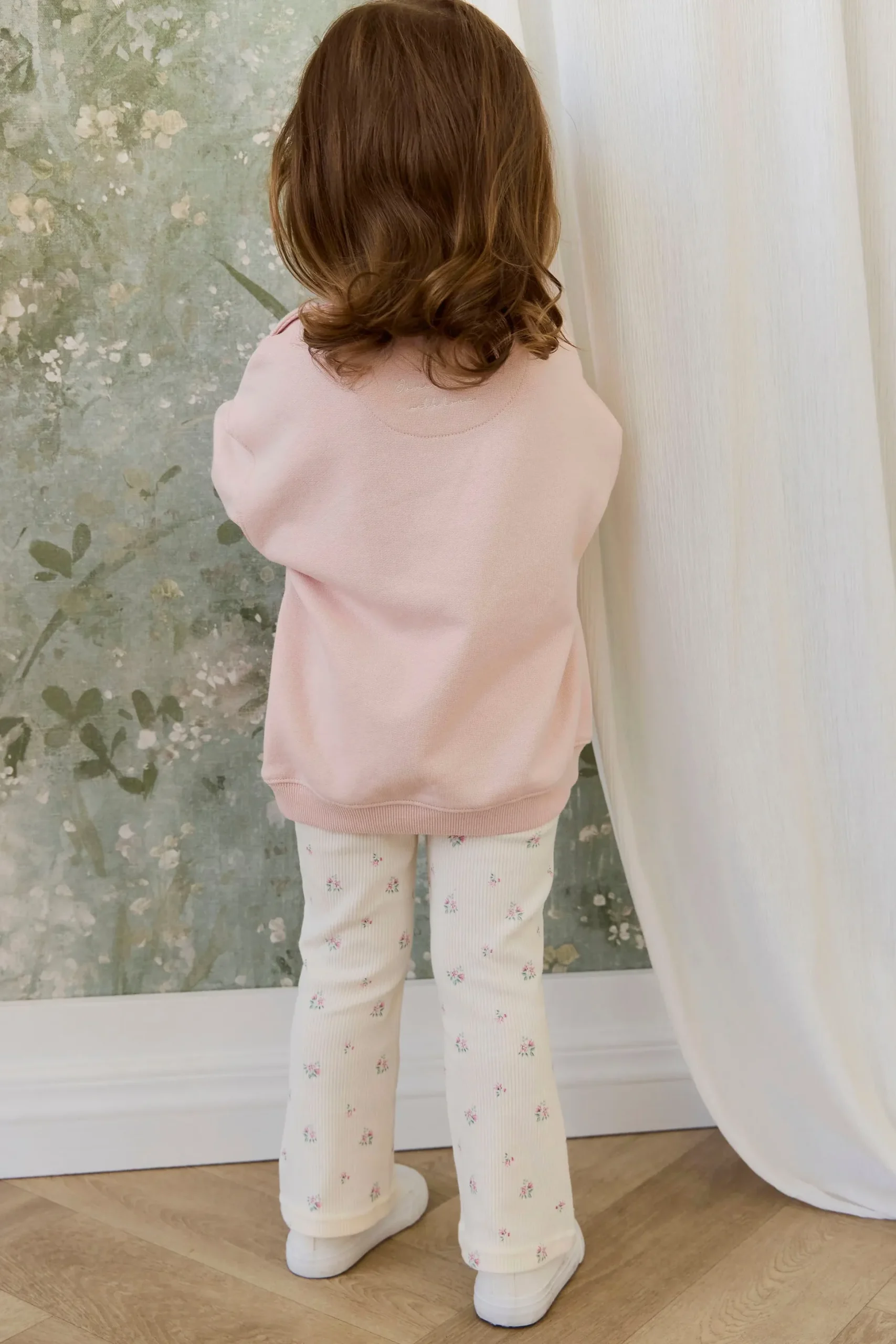Organic Cotton Rhea Sweatshirt - Cloud Pink Sweetie