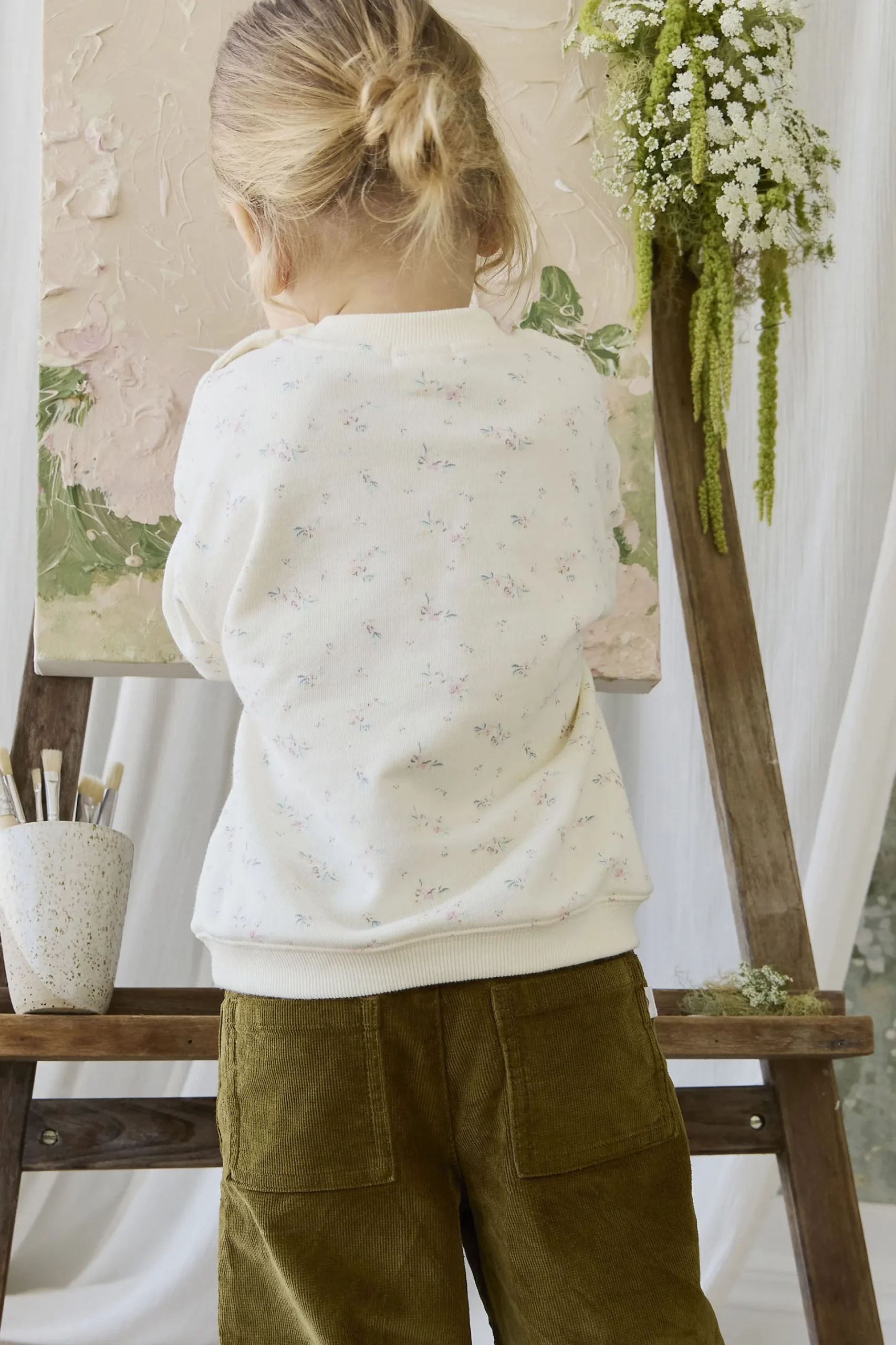 Organic Cotton Rhea Sweatshirt - Solange Snow