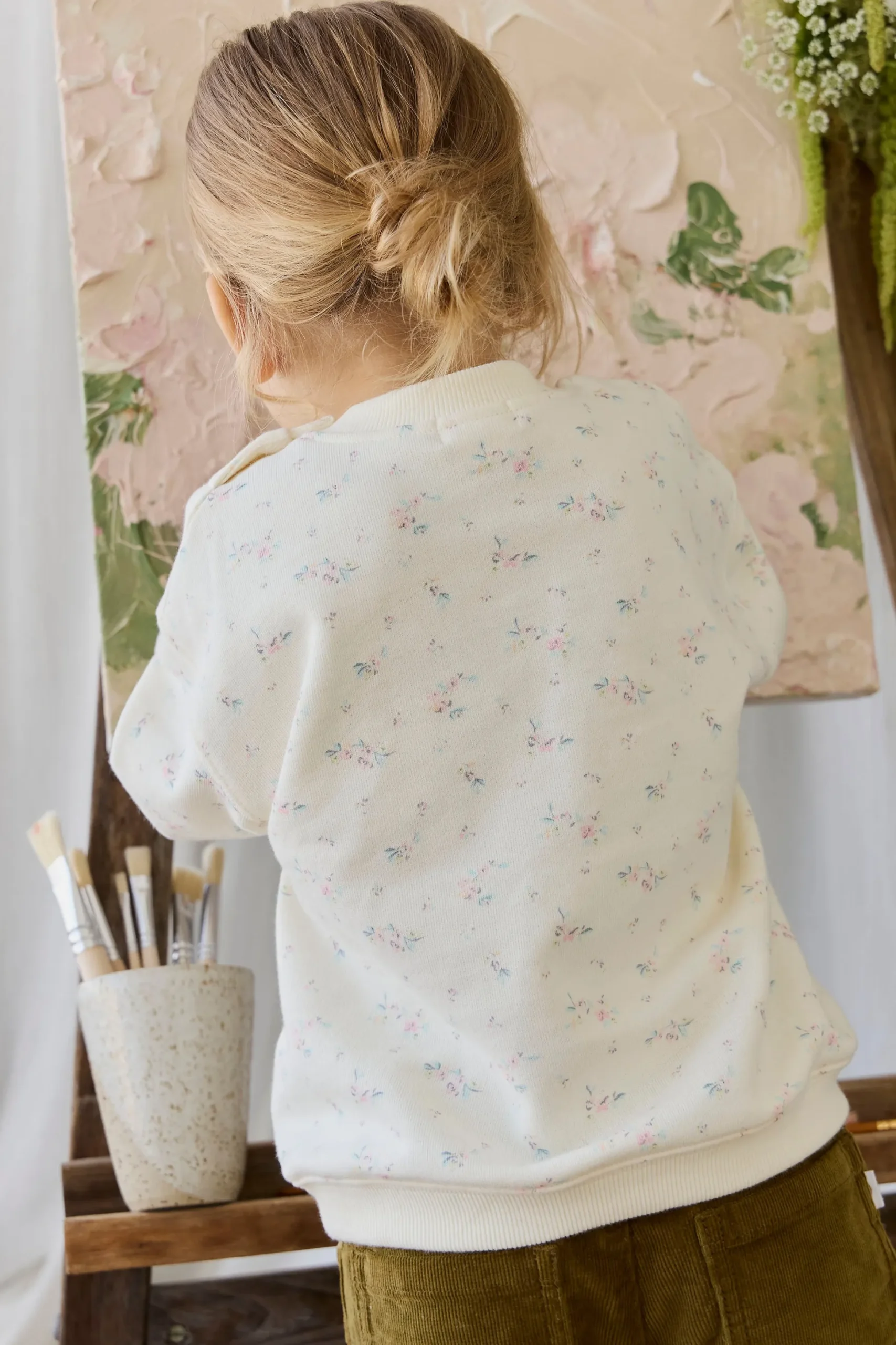 Organic Cotton Rhea Sweatshirt - Solange Snow