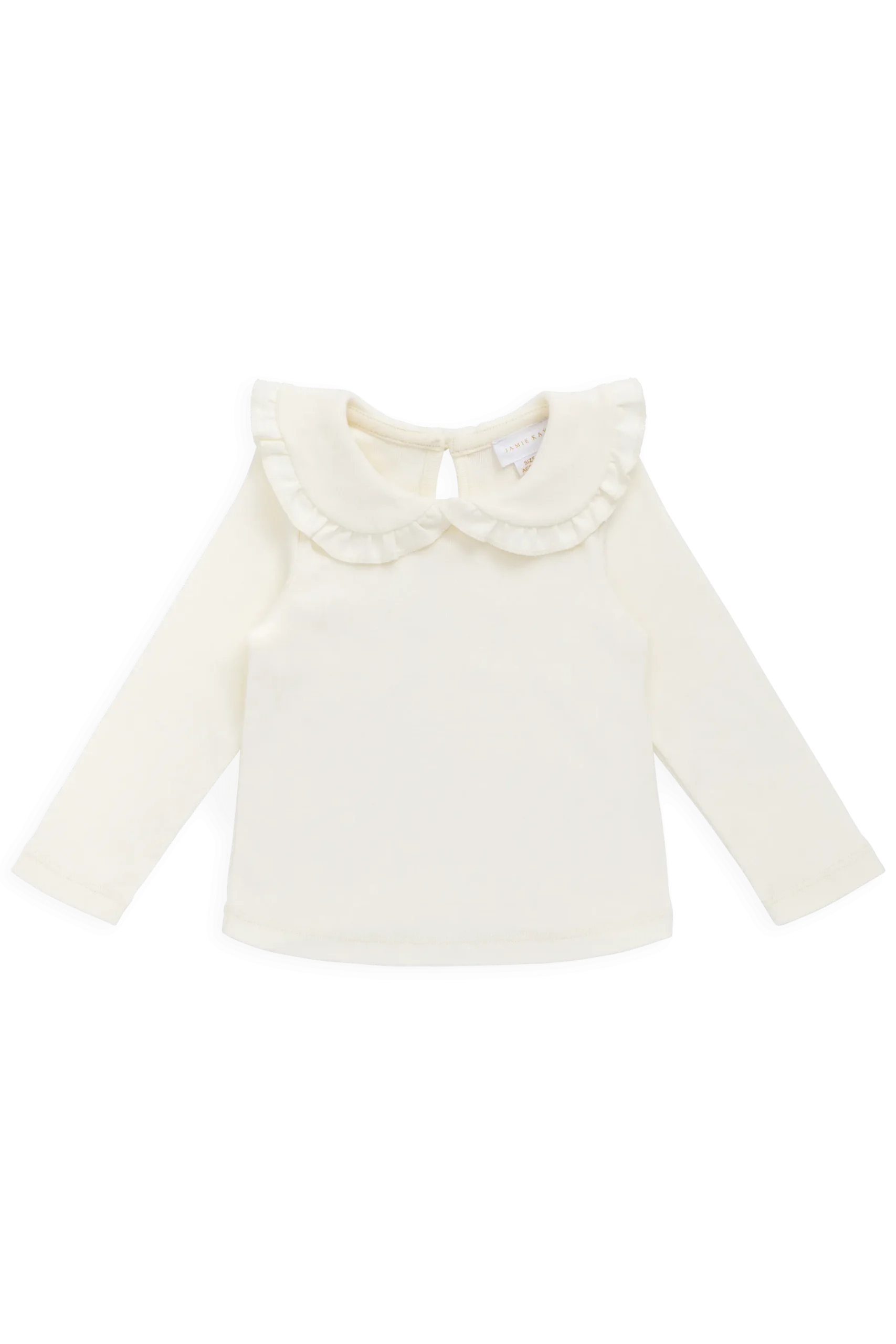 Organic Cotton Rib Adelaide Top - Parchment