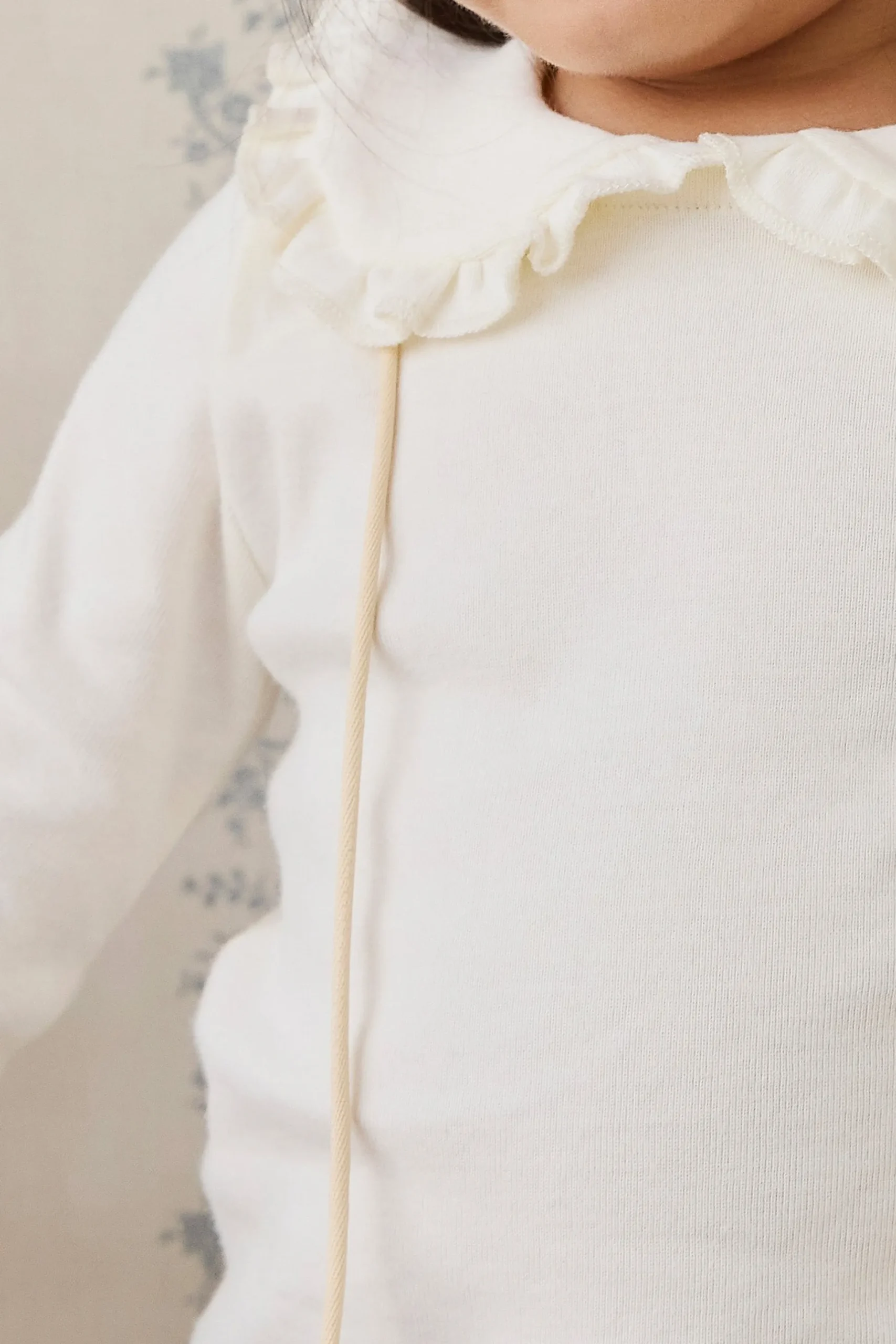 Organic Cotton Rib Adelaide Top - Parchment