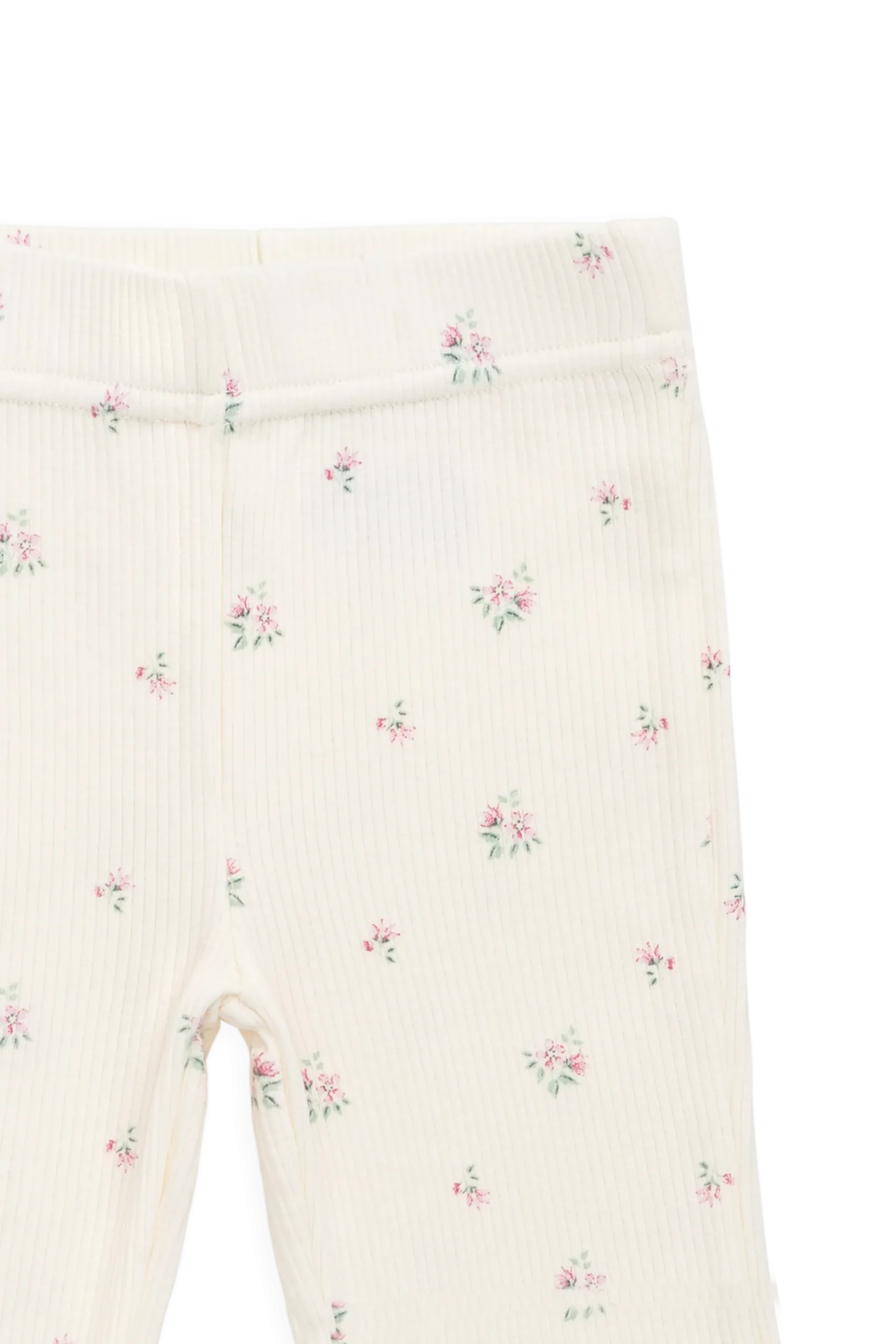 Organic Cotton Rib Winslet Pant - Emma Whisper