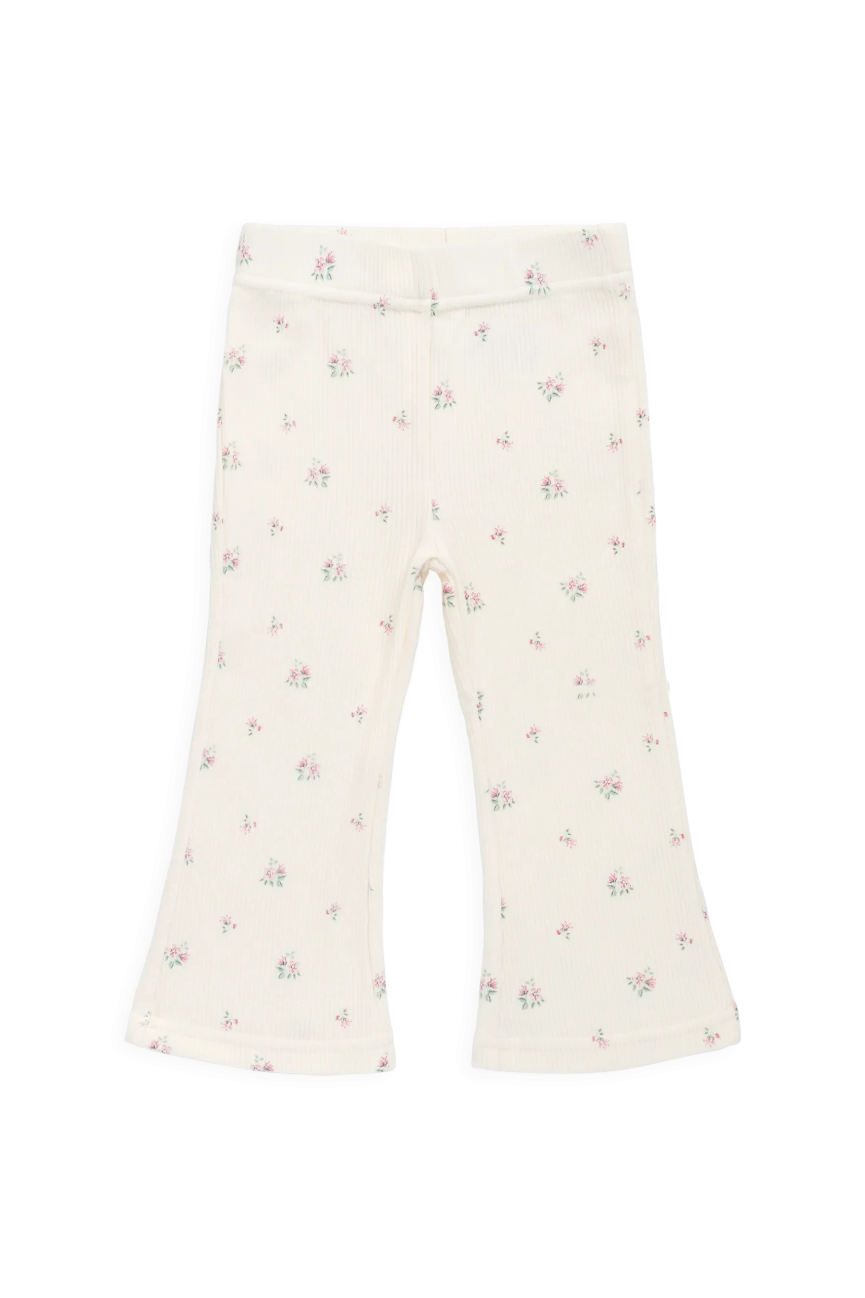 Organic Cotton Rib Winslet Pant - Emma Whisper