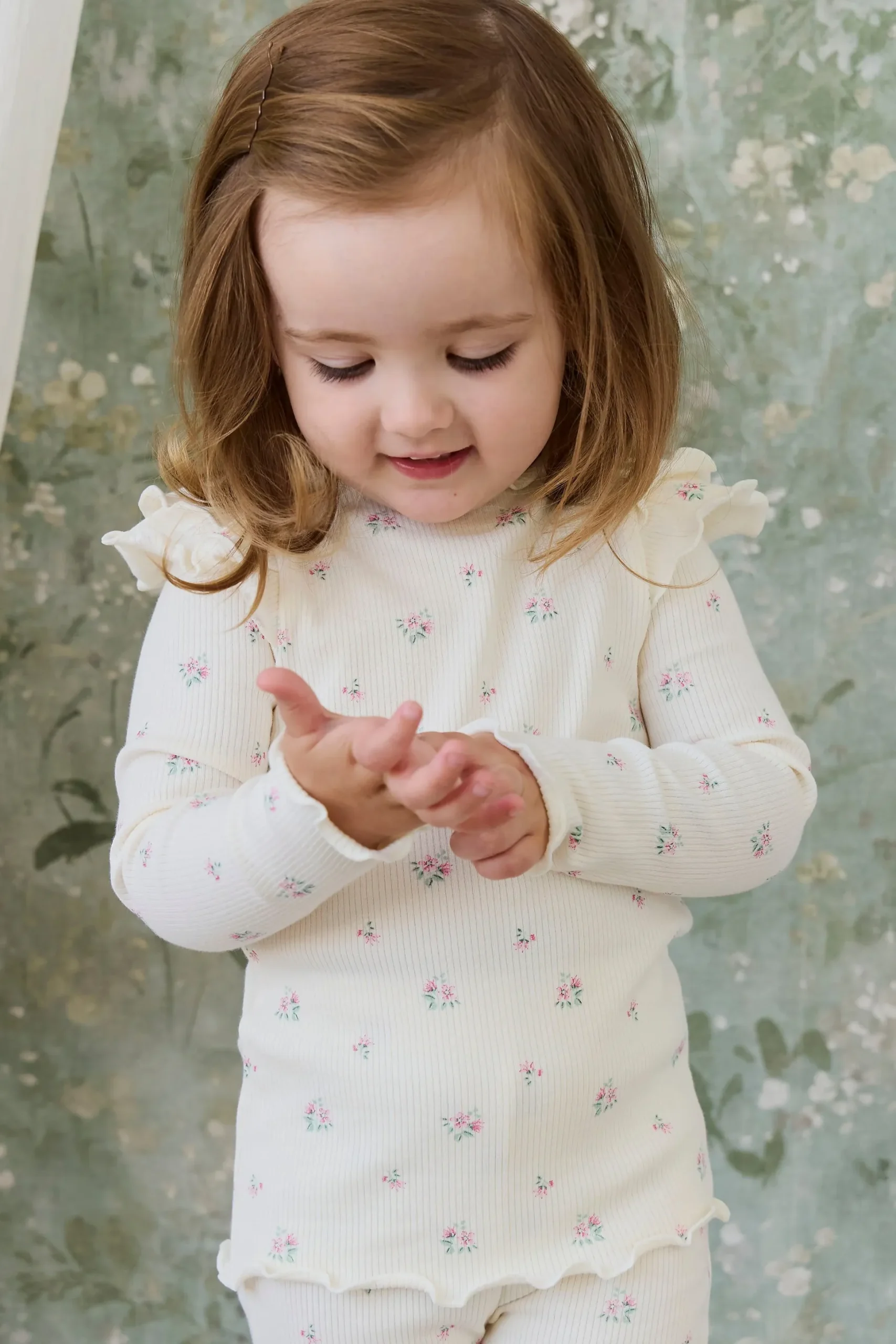 Organic Cotton Rib Winslet Top - Emma Whisper