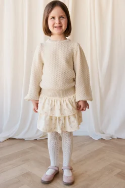 Organic Cotton Ruby Skirt - Thelma Parchment