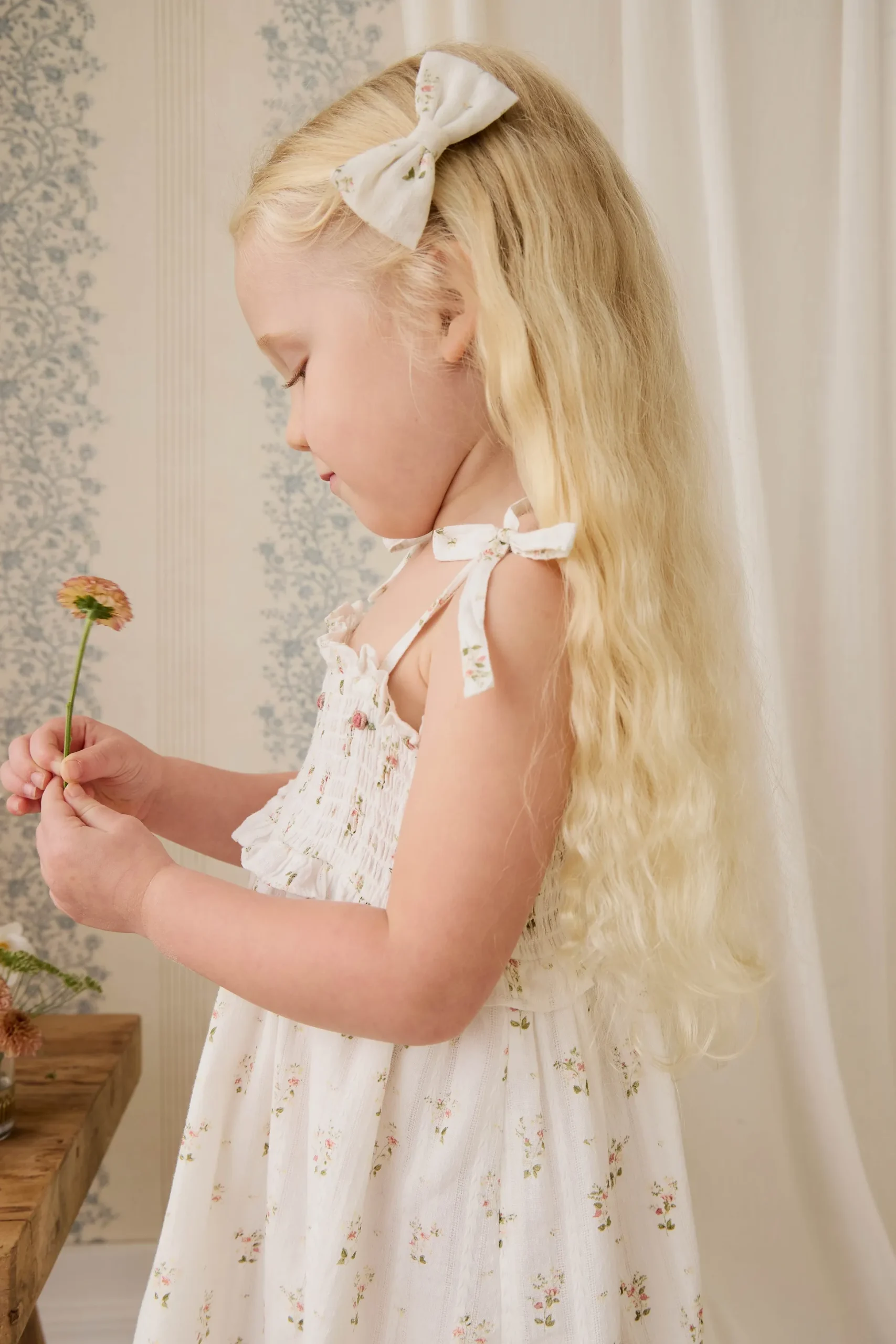 Organic Cotton Saylor Dress - Josepha Egret