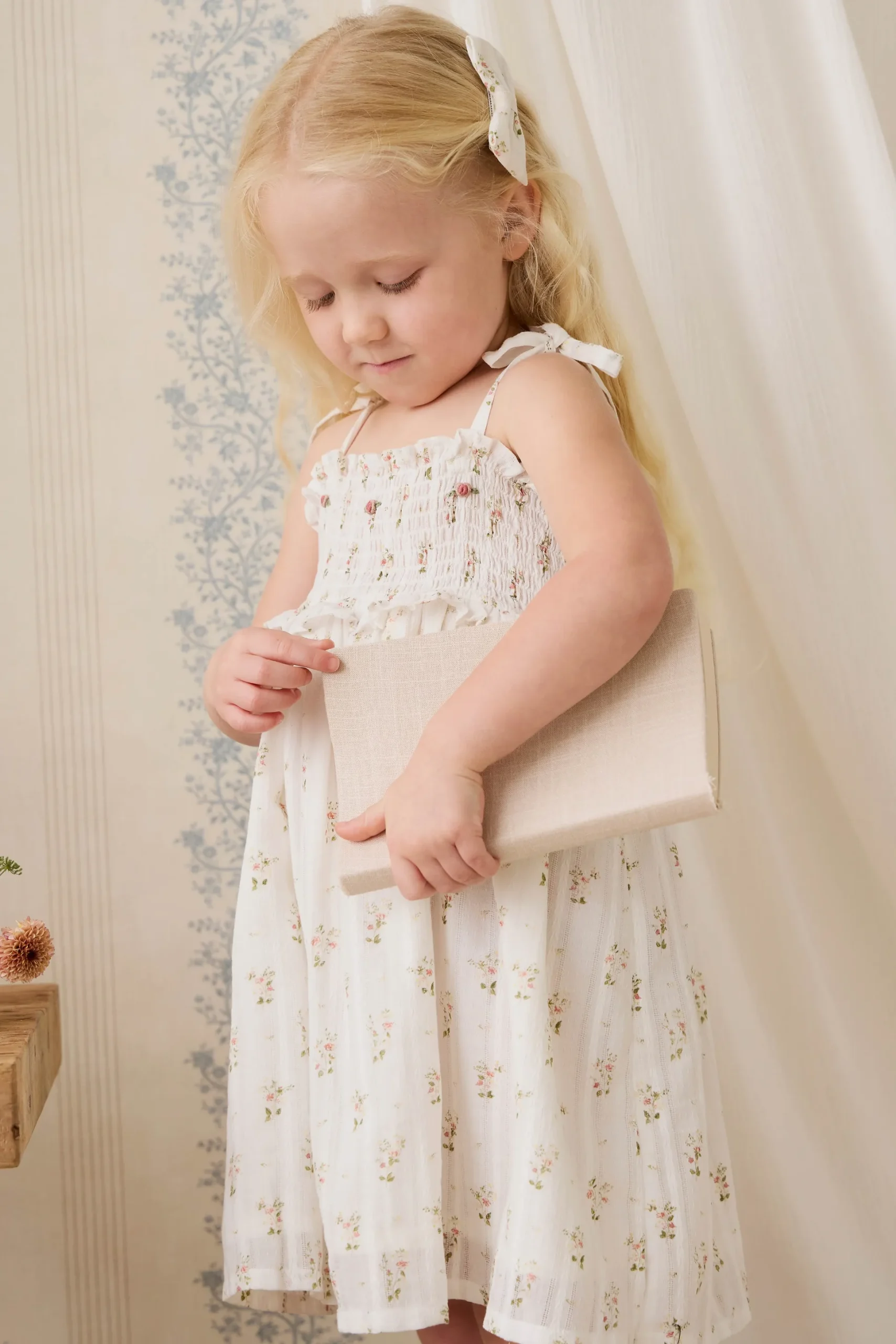 Organic Cotton Saylor Dress - Josepha Egret