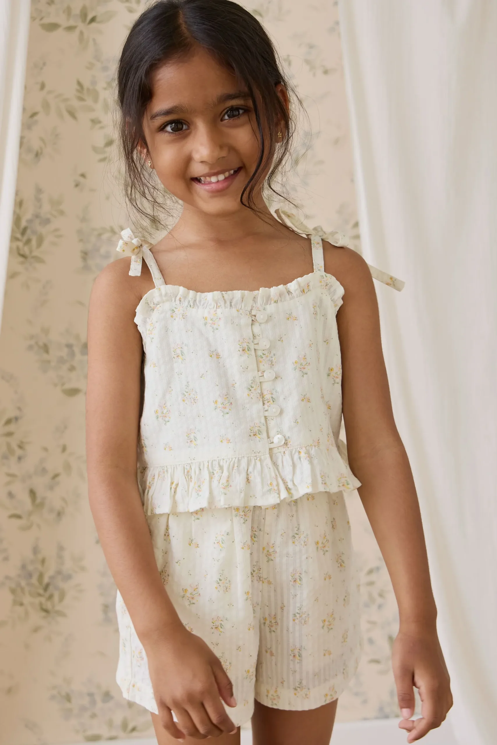 Organic Cotton Selah Short-Justine Parchment