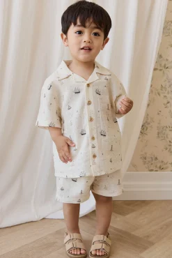Organic Cotton Silas Shirt-Sailing Day