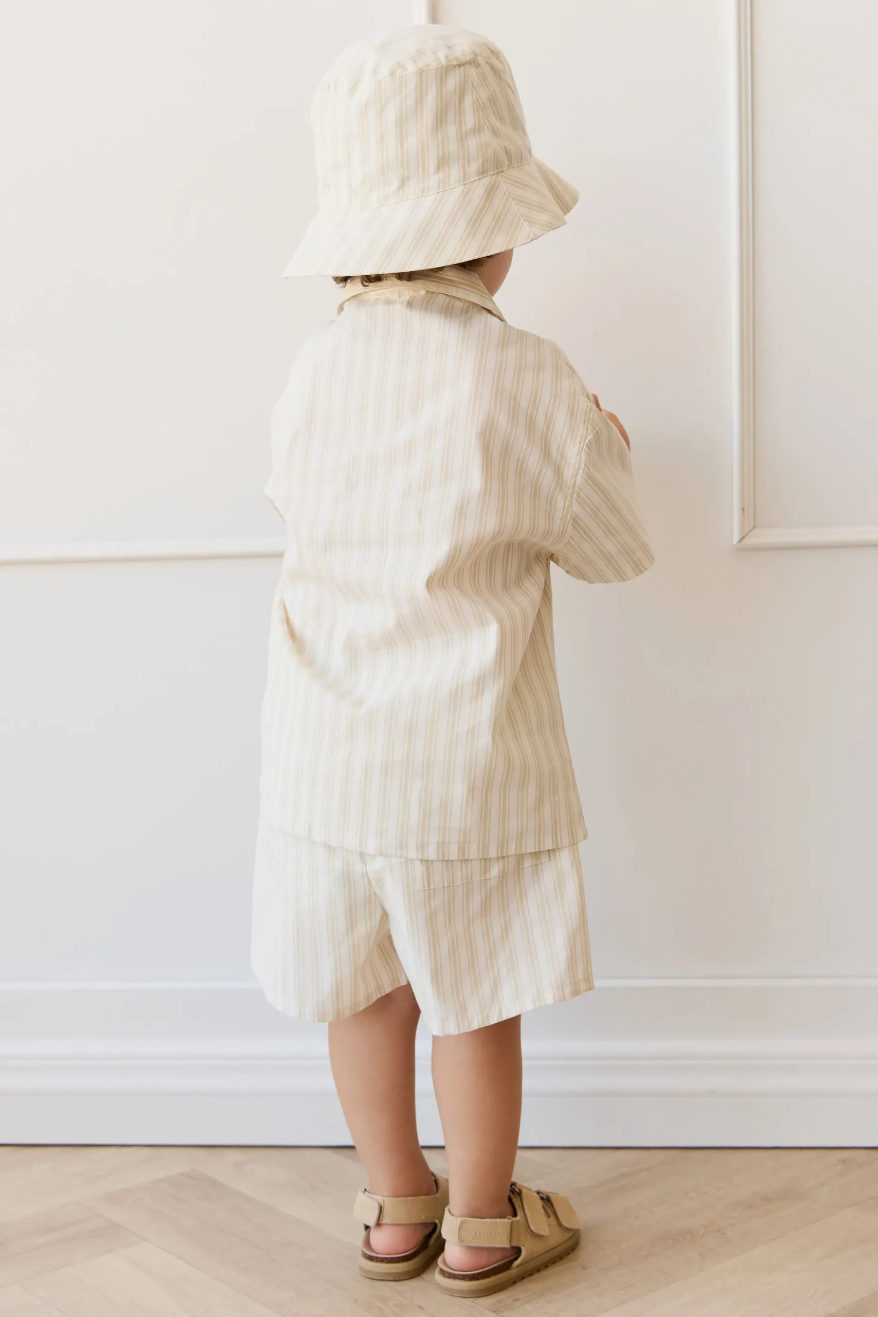 Organic Cotton Silas Short - Variegated Stripe Foam