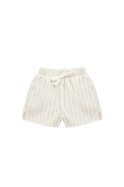 Organic Cotton Silas Short - Variegated Stripe Foam