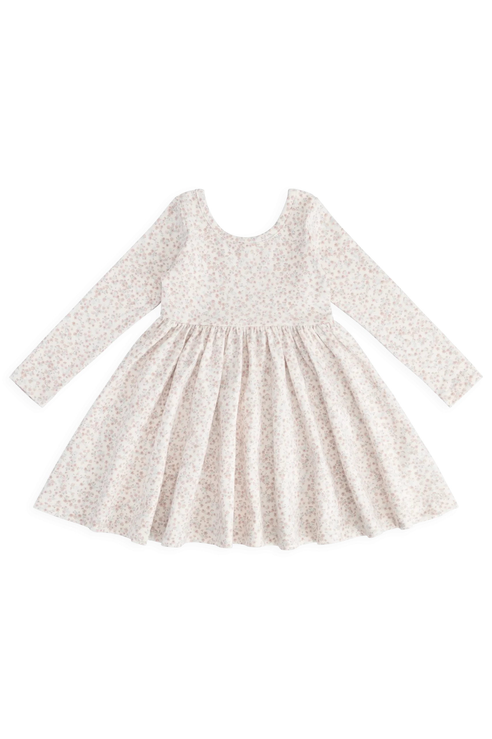 Organic Cotton Tallulah Dress - Posy Milk