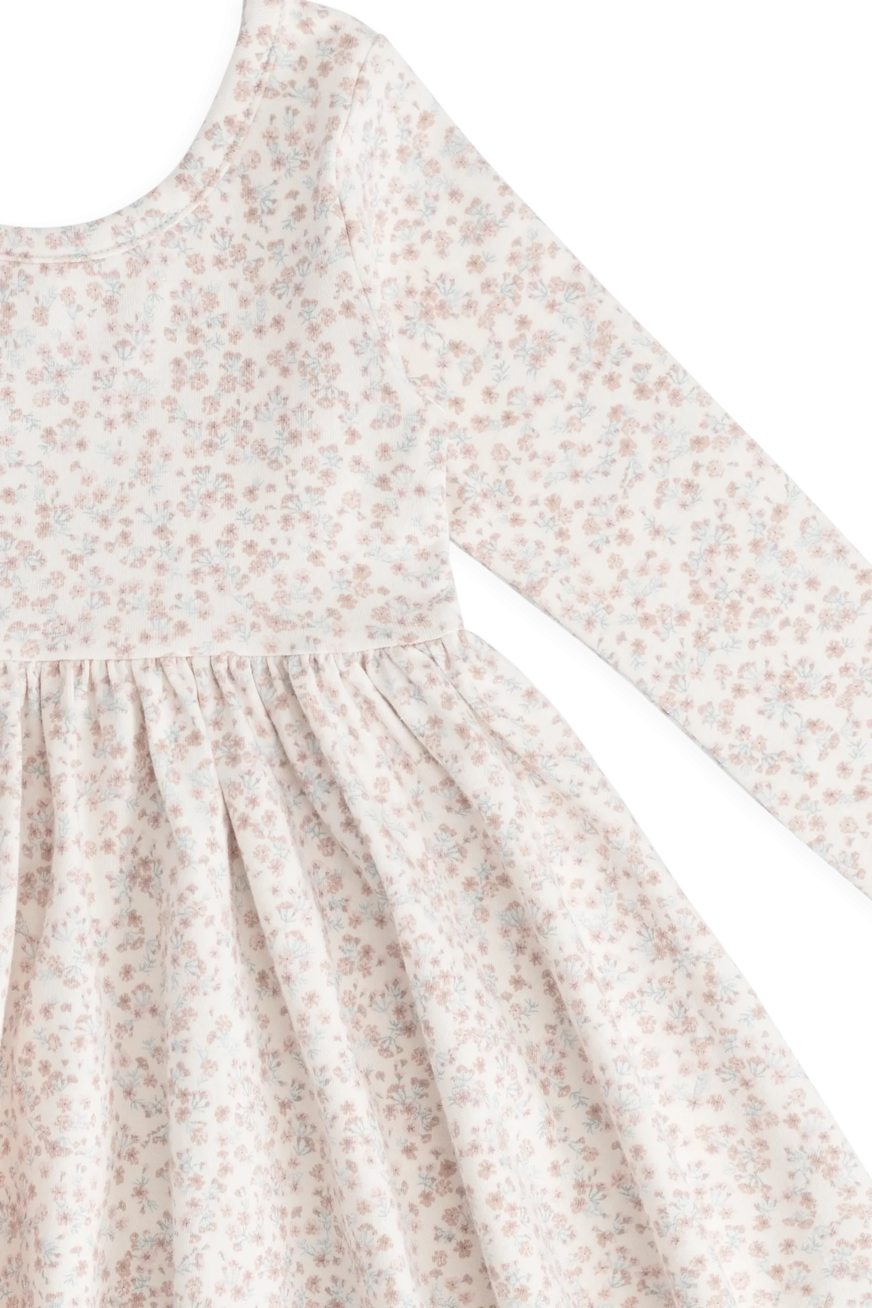 Organic Cotton Tallulah Dress - Posy Milk