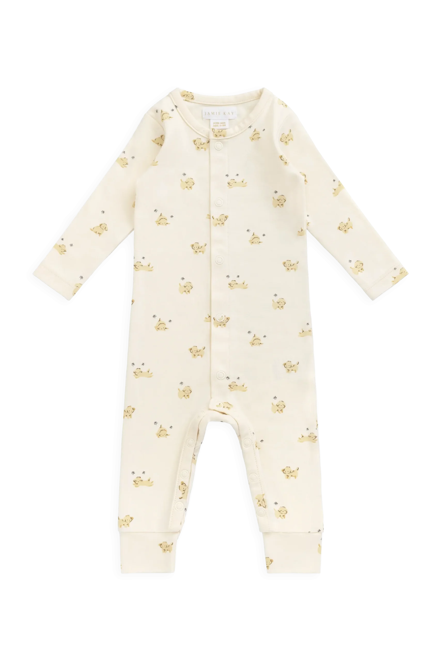 Organic Cotton Trey Onepiece - Playful Honey