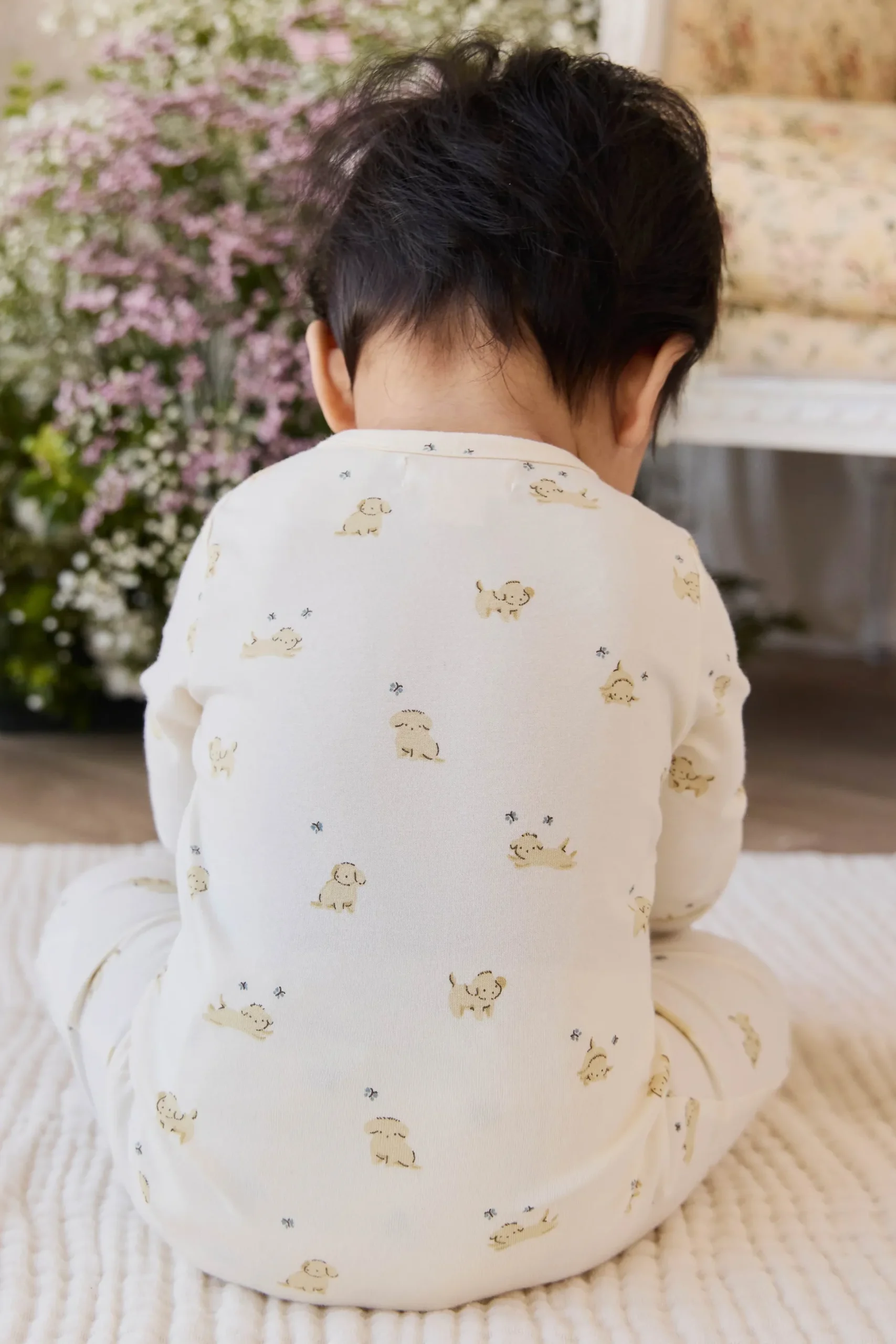 Organic Cotton Trey Onepiece - Playful Honey