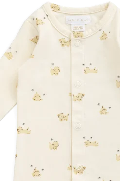Organic Cotton Trey Onepiece - Playful Honey