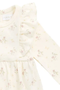 Organic Cotton Vivienne Playsuit - Thelma Parchment