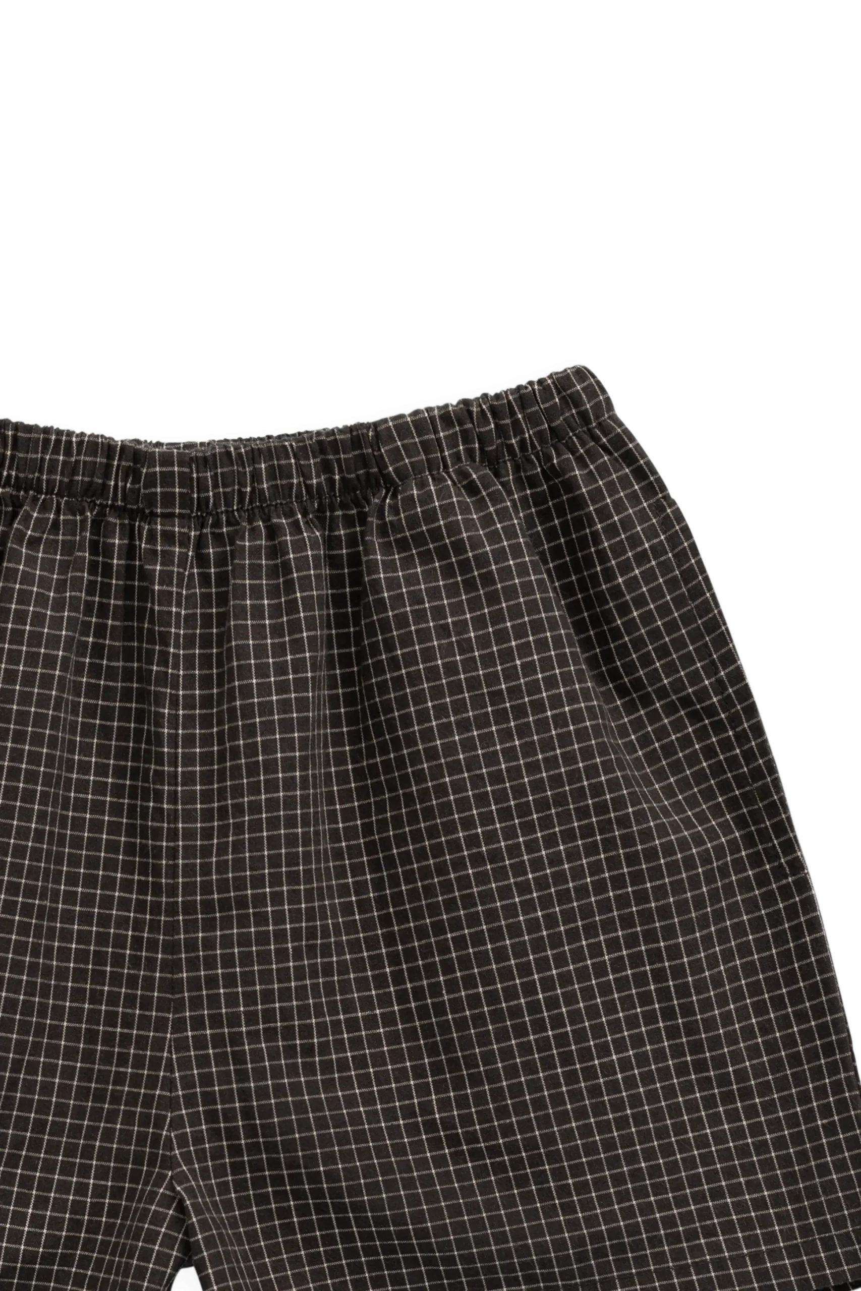Organic Cotton Wilder Short - Basalt Grid