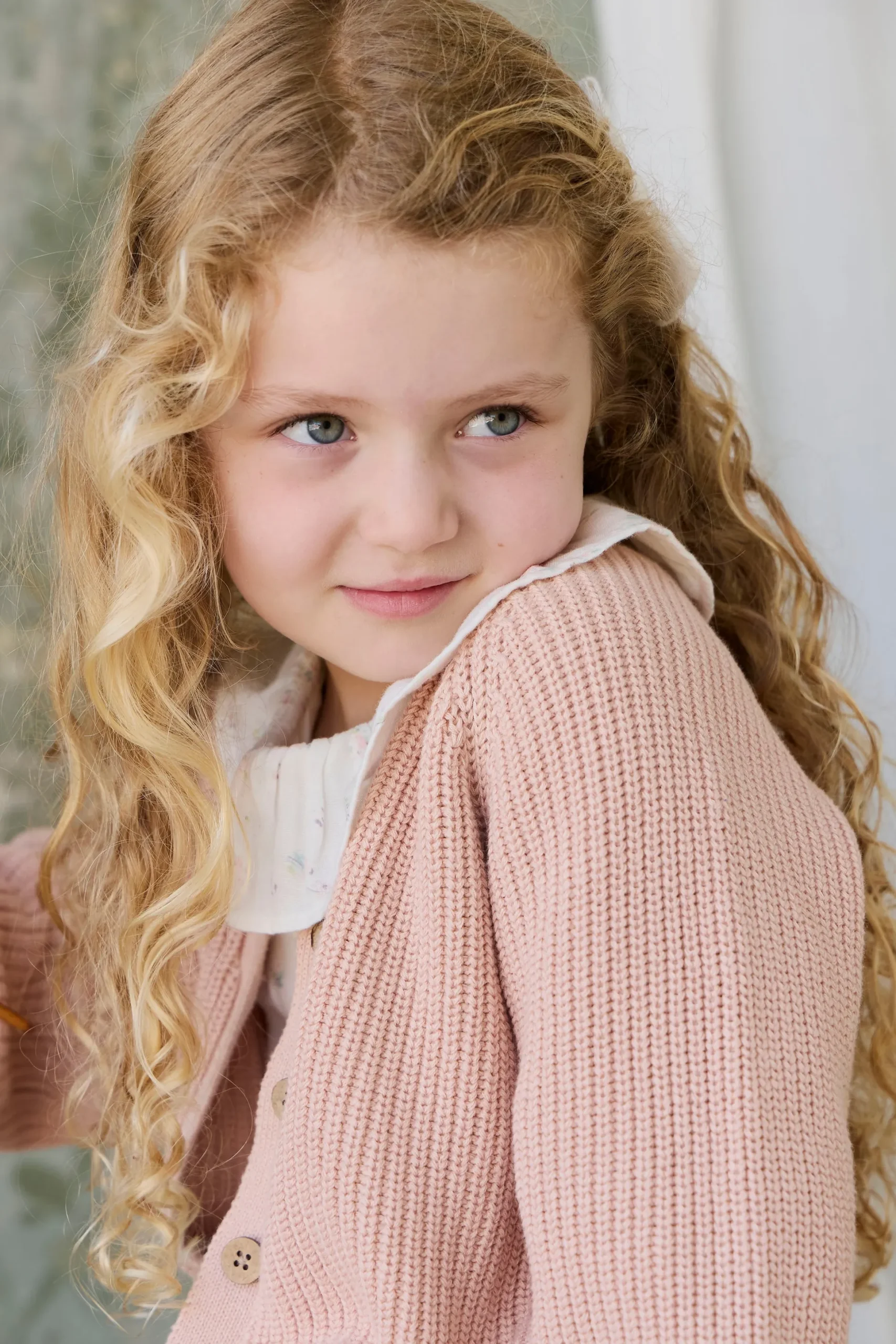 Paloma Cardigan - Rose Mist