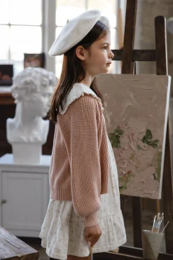 Paloma Cardigan - Rose Mist