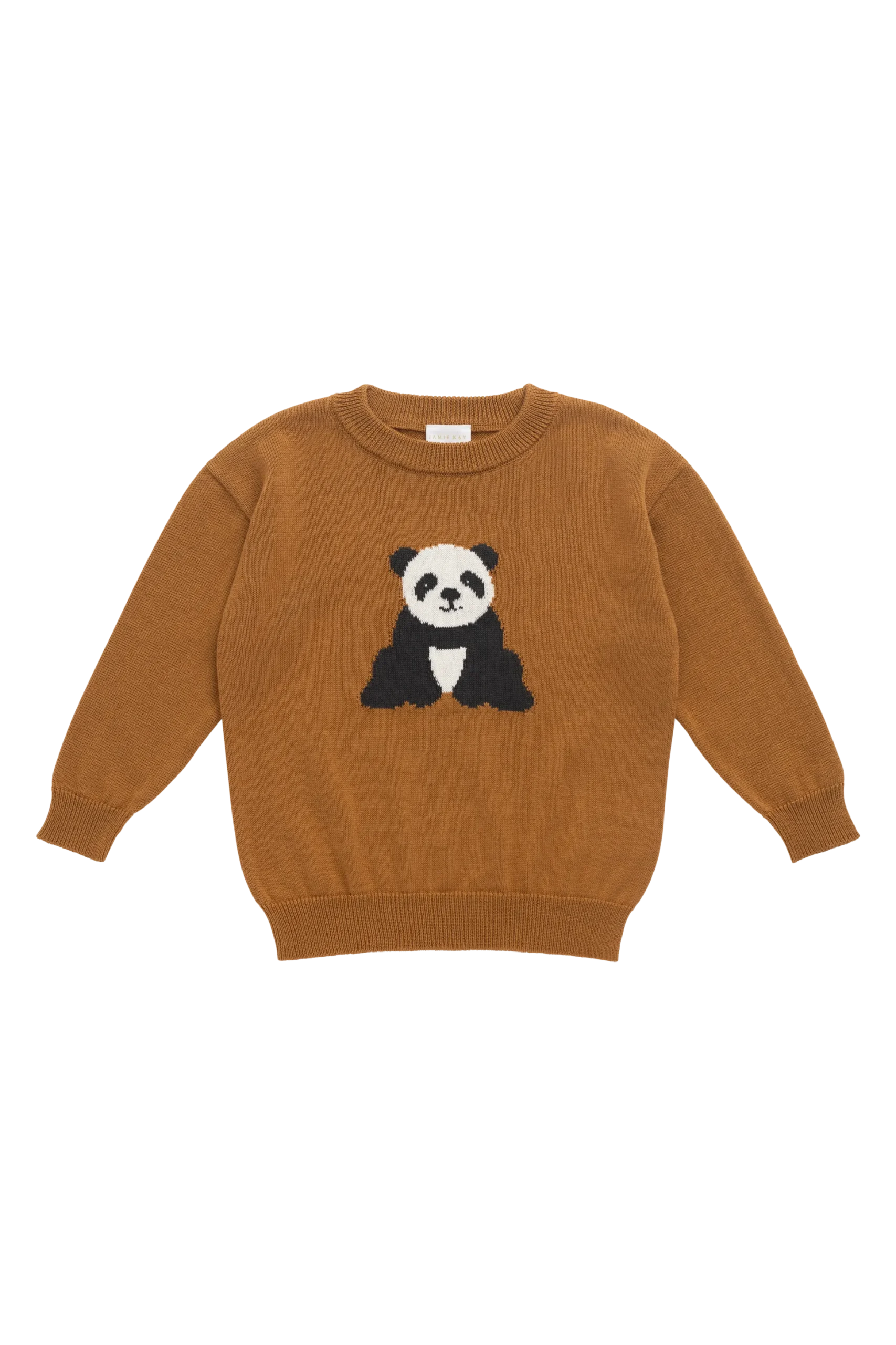Panda Knit Jumper - Suede