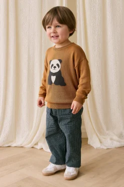 Panda Knit Jumper - Suede