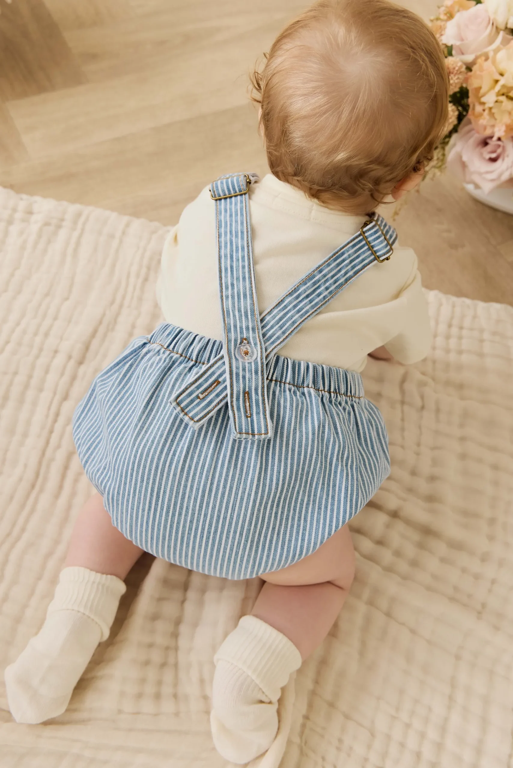 Pax Playsuit - Holiday Stripe