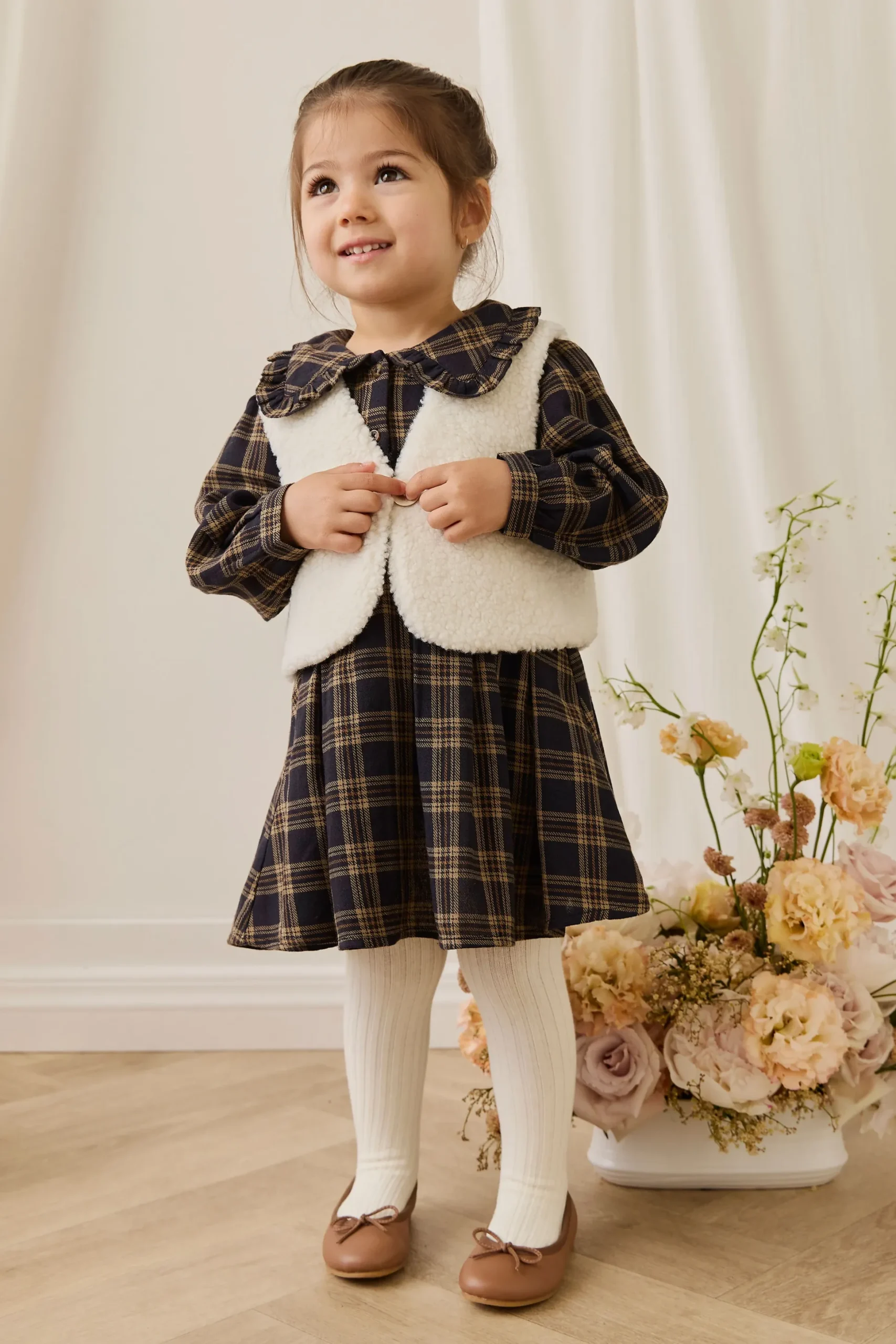 Petal Vest - Natural