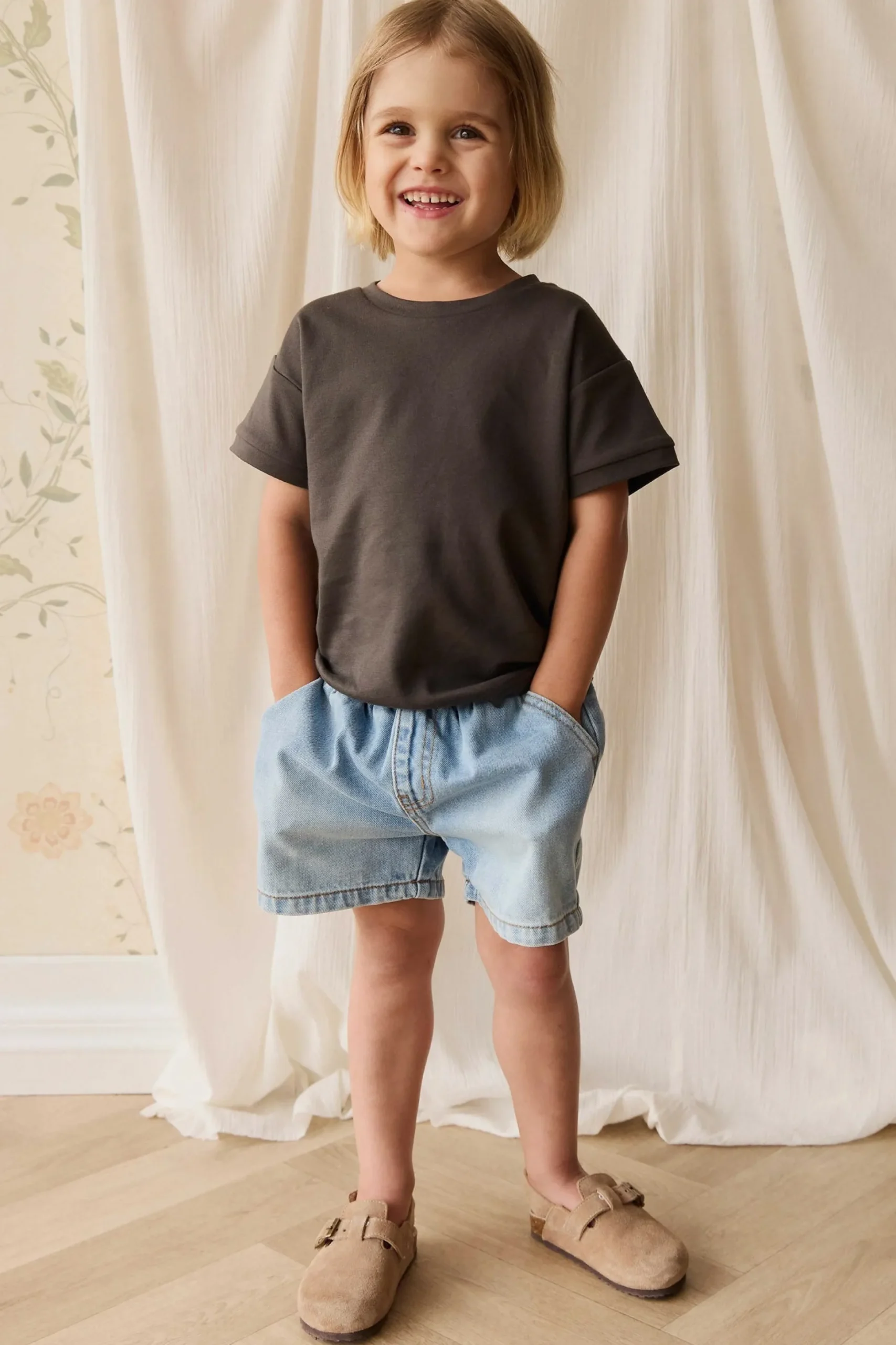 Pima Cotton Eddie Tee - Bistre