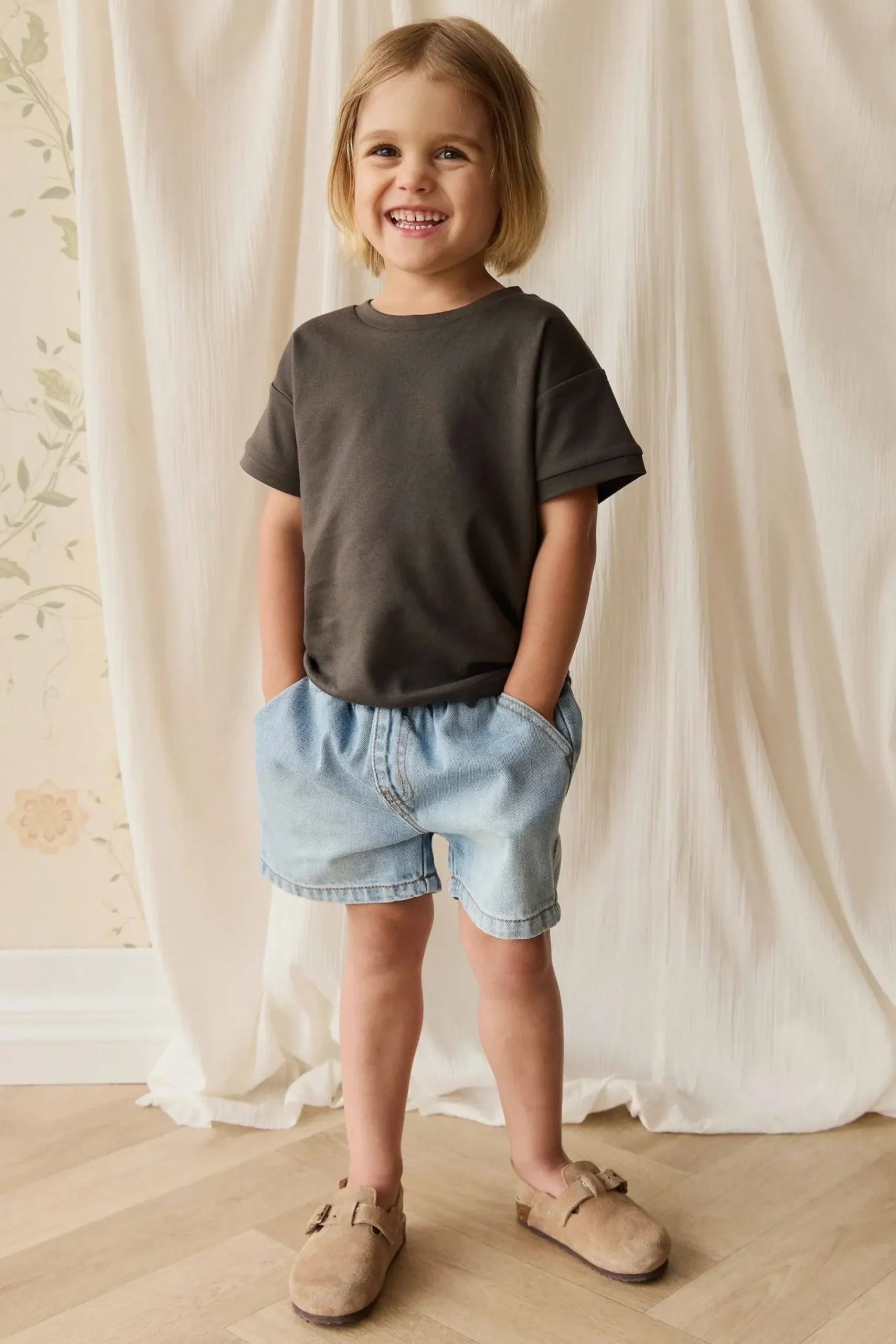 Pima Cotton Eddie Tee - Bistre