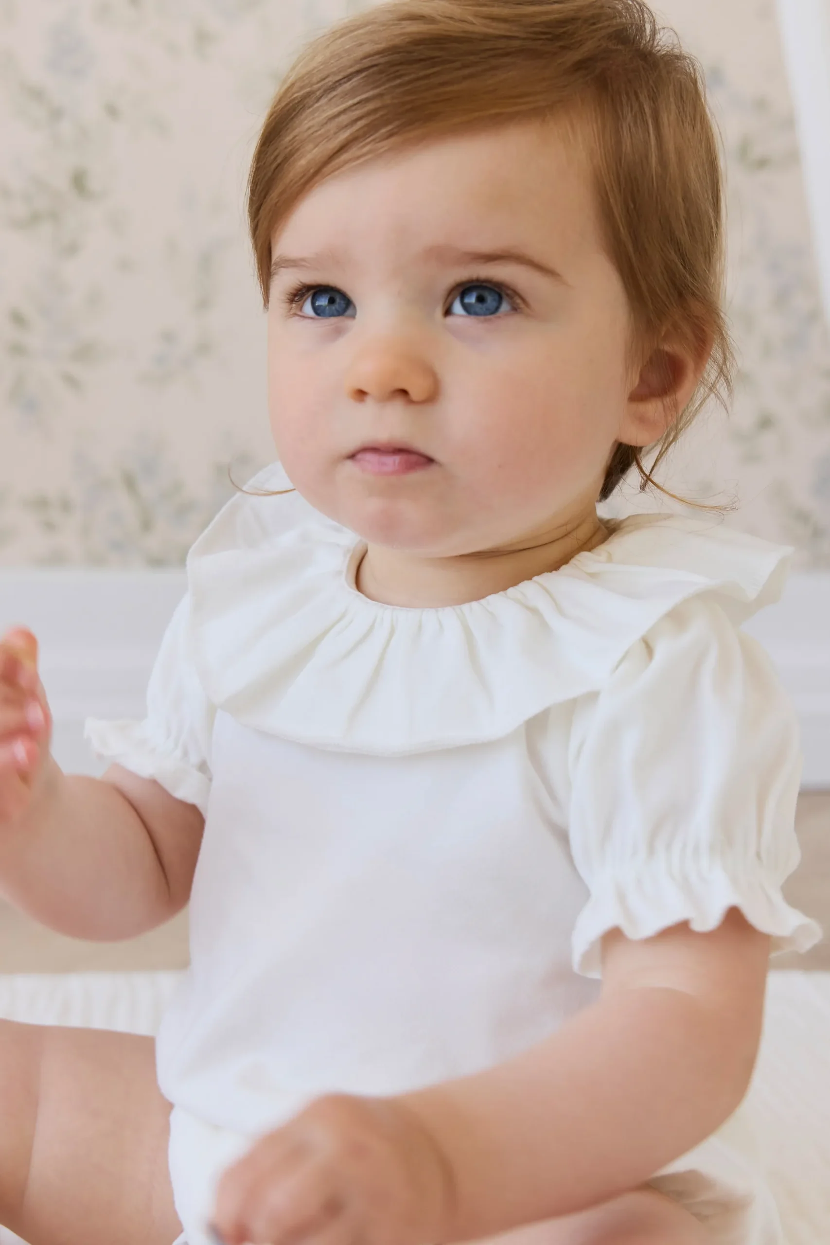 Pima Cotton Livvy Bodysuit-Parchment