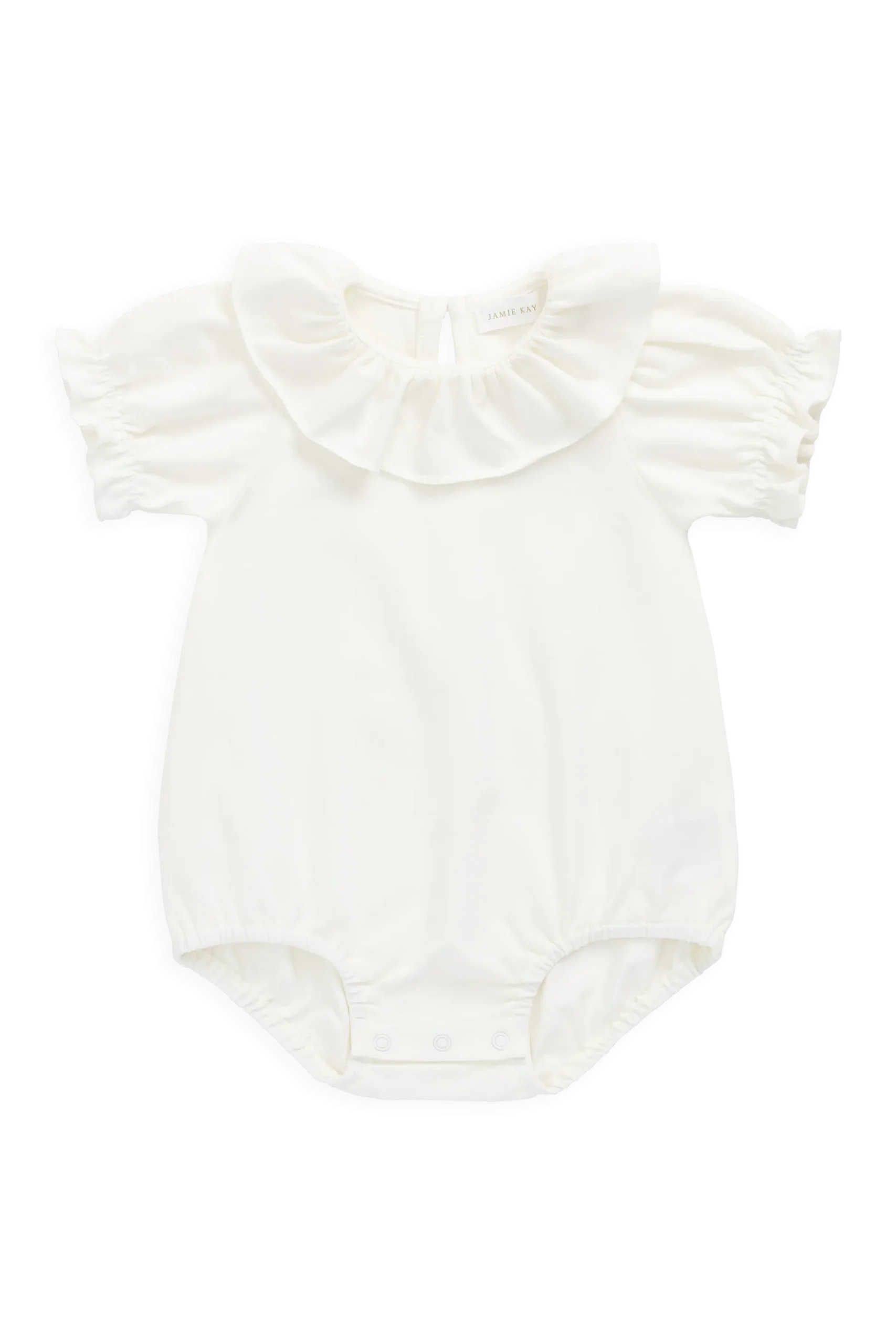 Pima Cotton Livvy Bodysuit-Parchment
