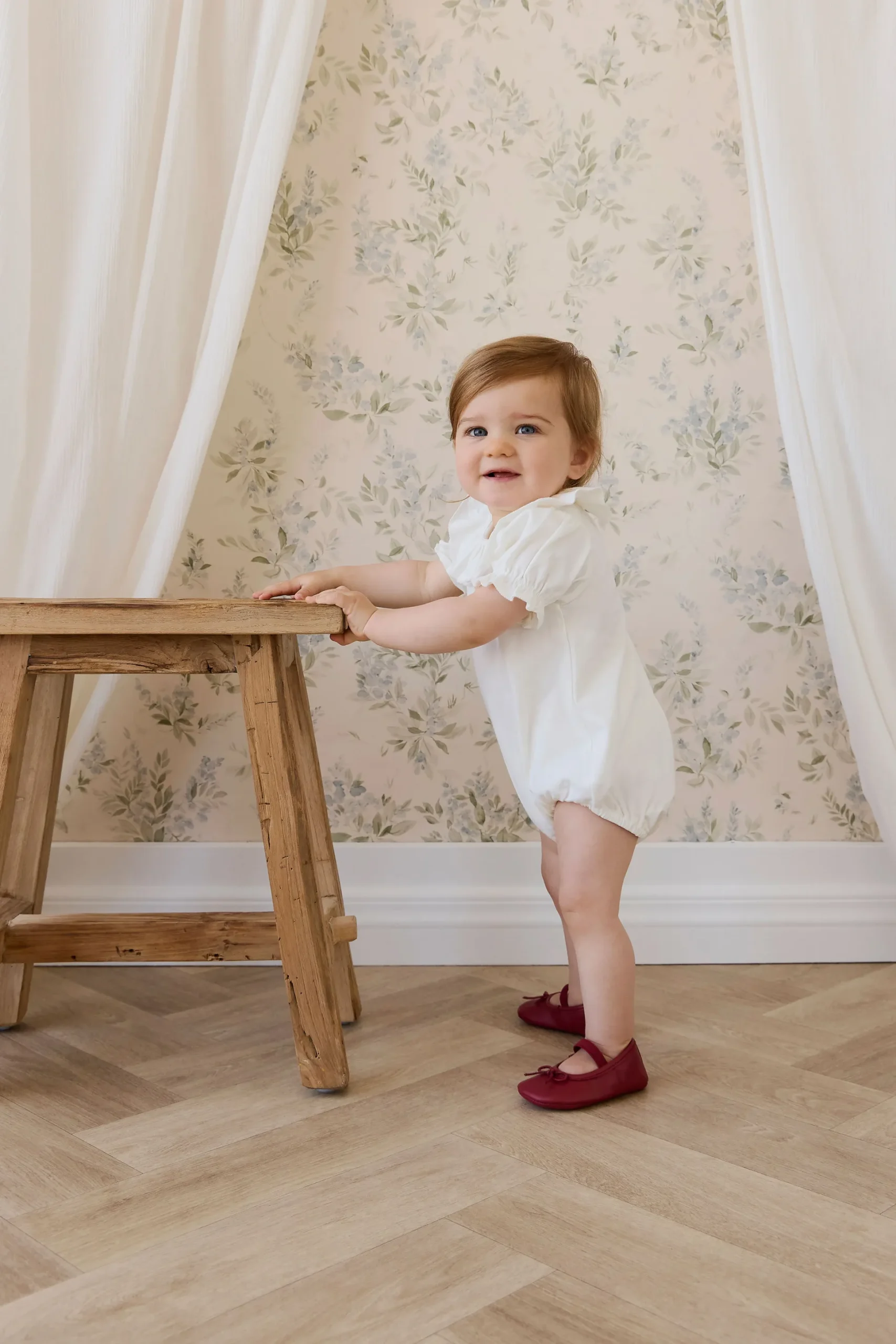Pima Cotton Livvy Bodysuit-Parchment