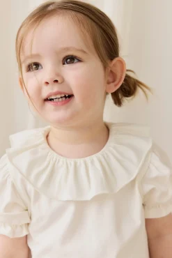 Pima Cotton Livvy Top-Parchment