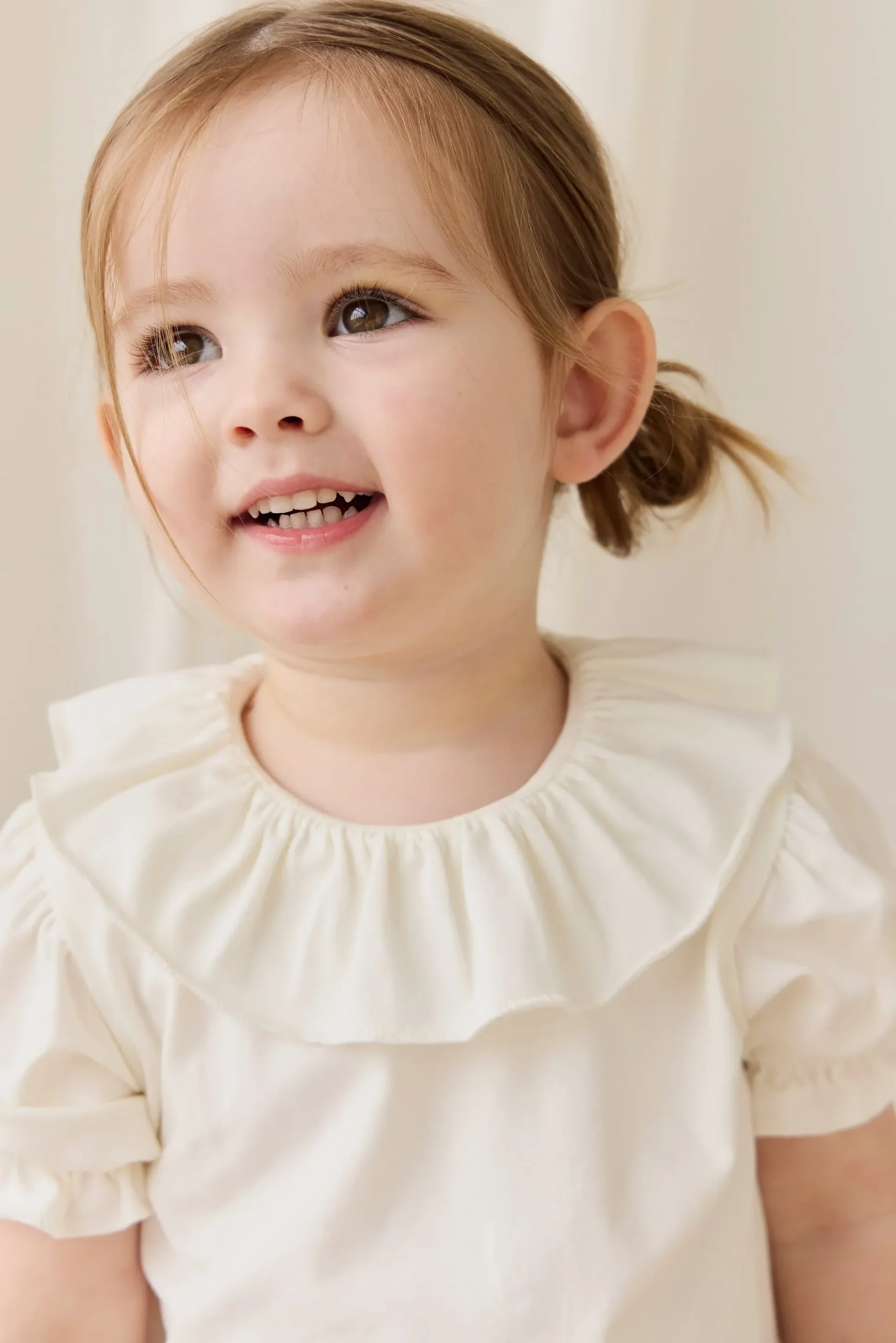 Pima Cotton Livvy Top-Parchment